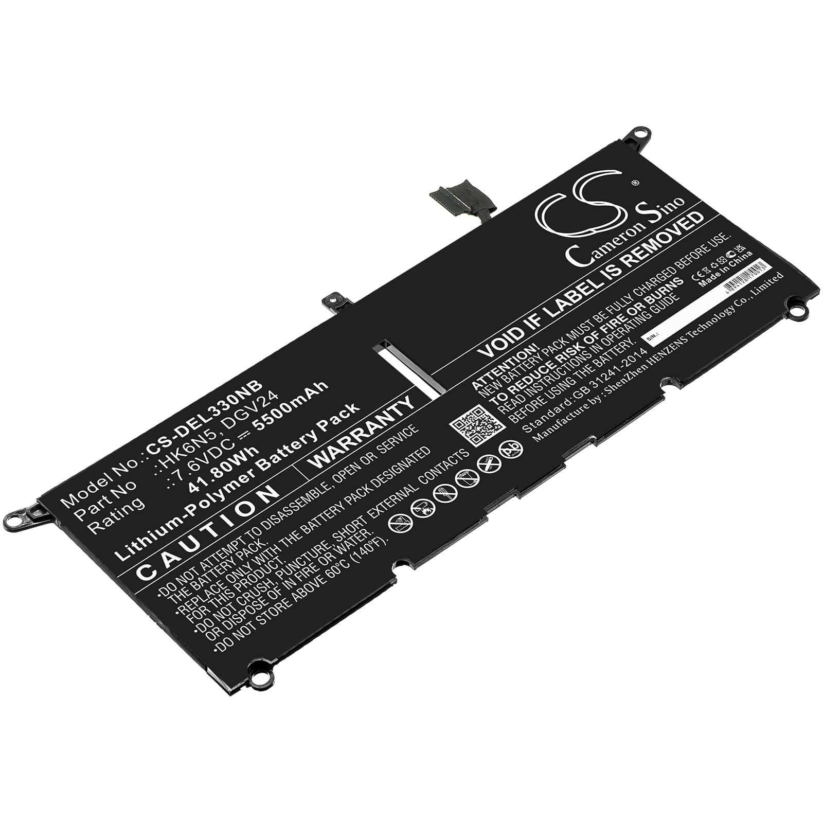 Replacement Battery for Dell Latitude 3301 - CS-DEL330NB-1.jpg