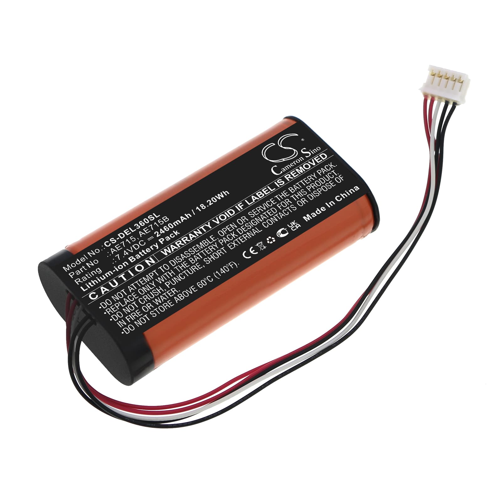Replacement Battery for Dell Wireless 360 Speaker - CS-DEL360SL-1.jpg