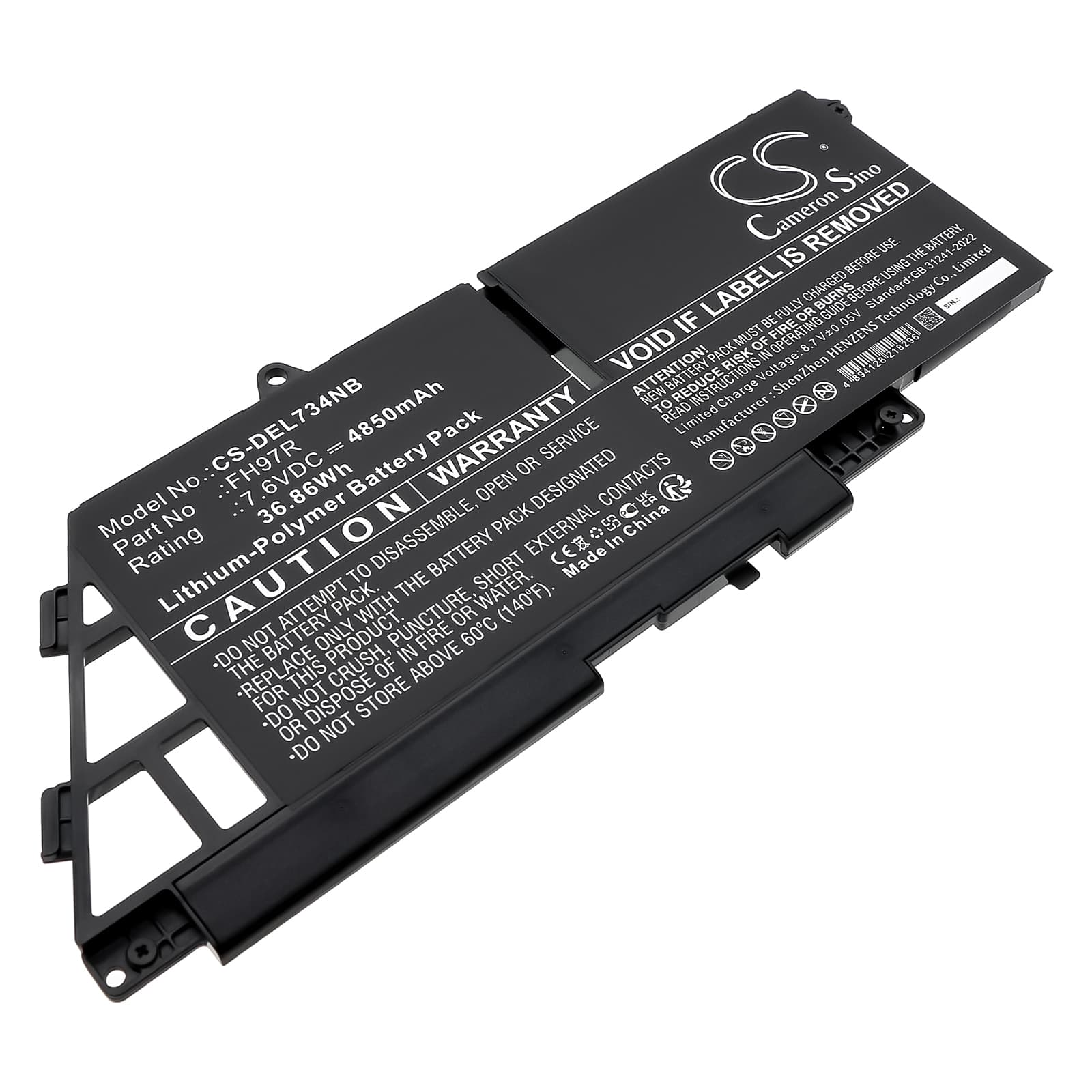 Replacement Battery for Dell Latitude 7340 - CS-DEL734NB-1.jpg