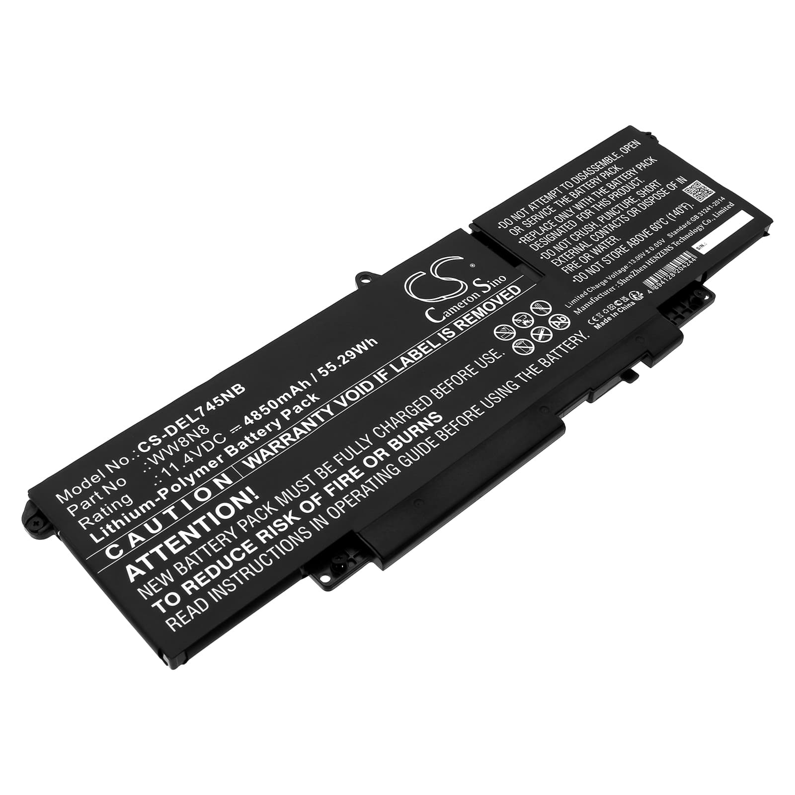 Replacement Battery for Dell Latitude 7450 - CS-DEL745NB-1.jpg