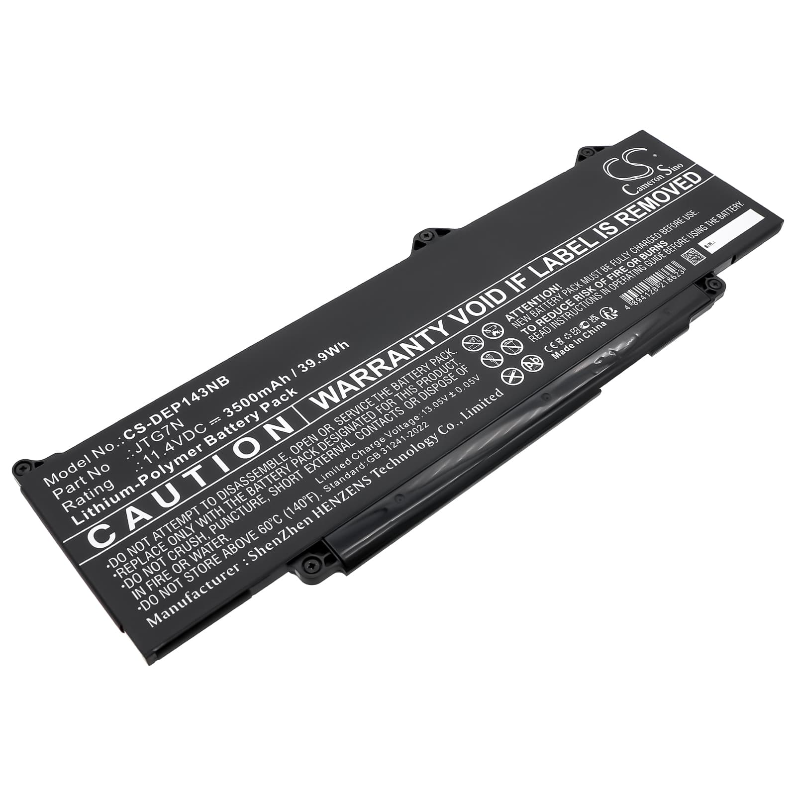 Replacement Battery for Dell Latitude 13 5340 - CS-DEP143NB-1.jpg