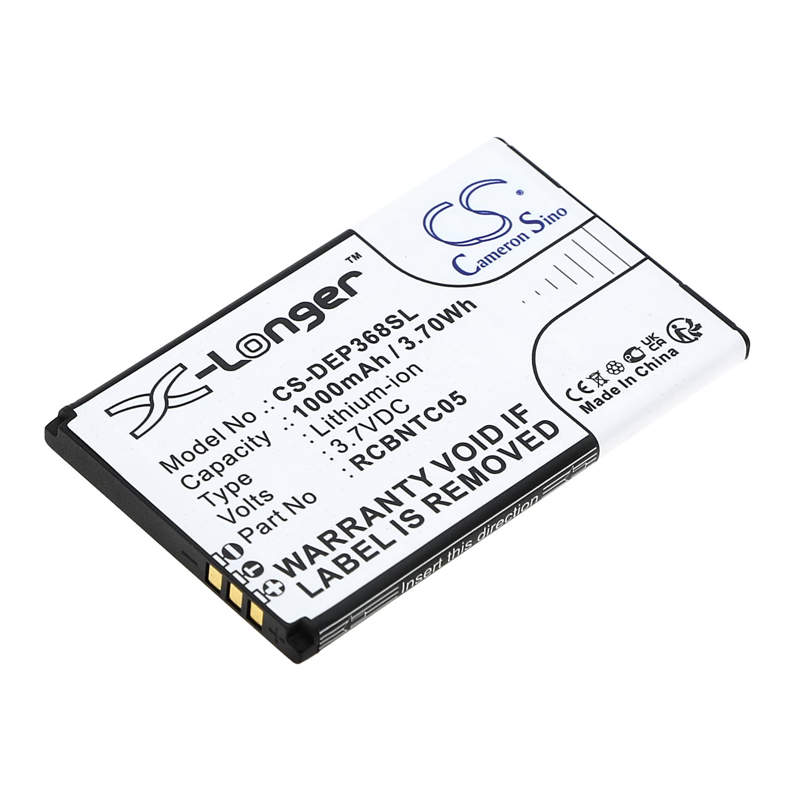 Replacement Battery for Doro Primo 368 - CS-DEP368SL-1.jpg
