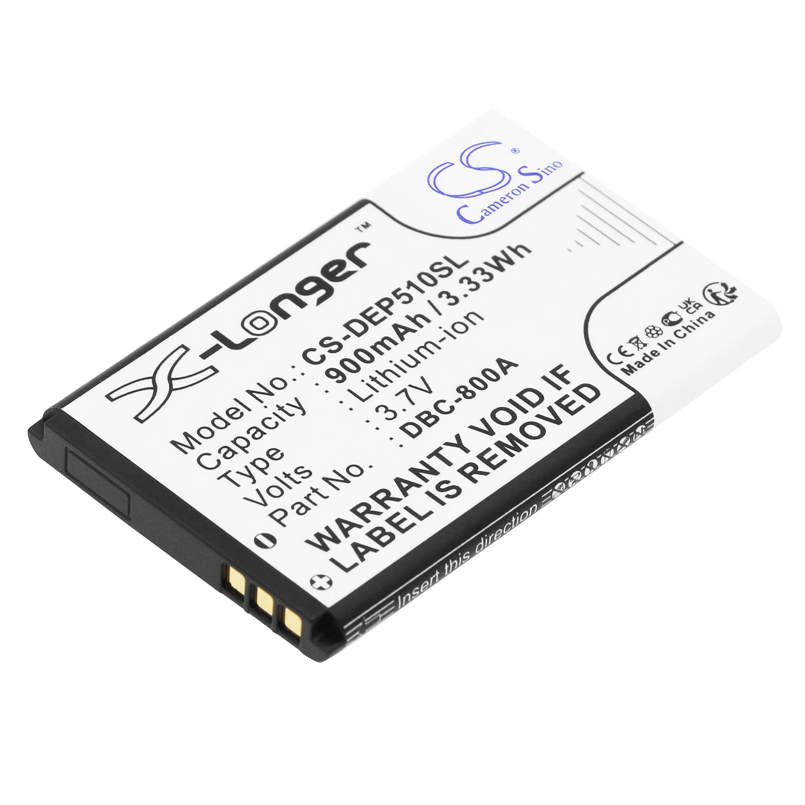 Replacement Battery for Seecode S30 - CS-DEP510SL-1.jpg
