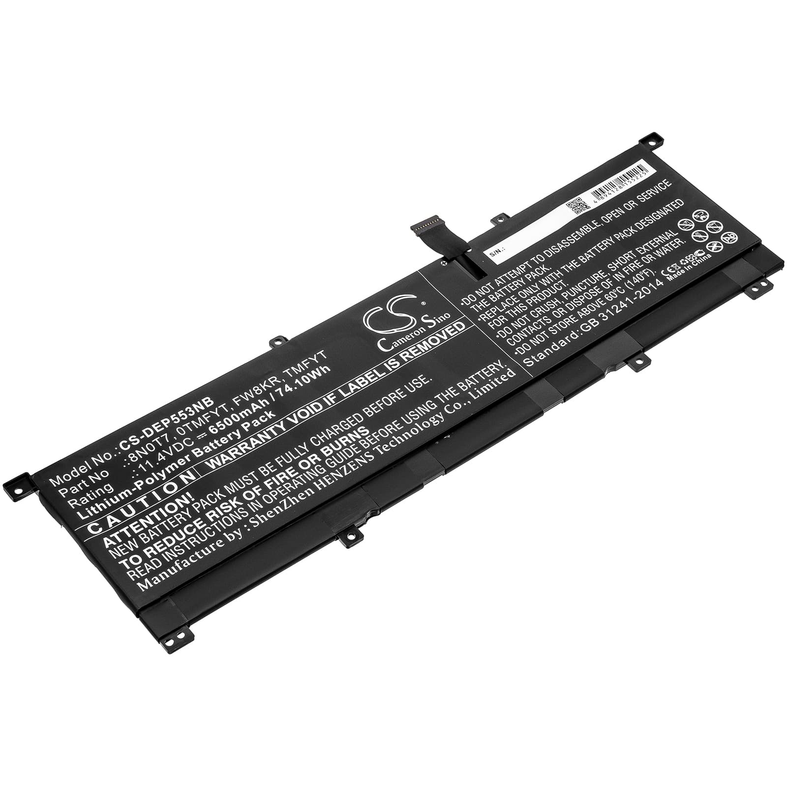 Replacement Battery for Dell Precision 5530 2-in-1 - CS-DEP553NB-1.jpg