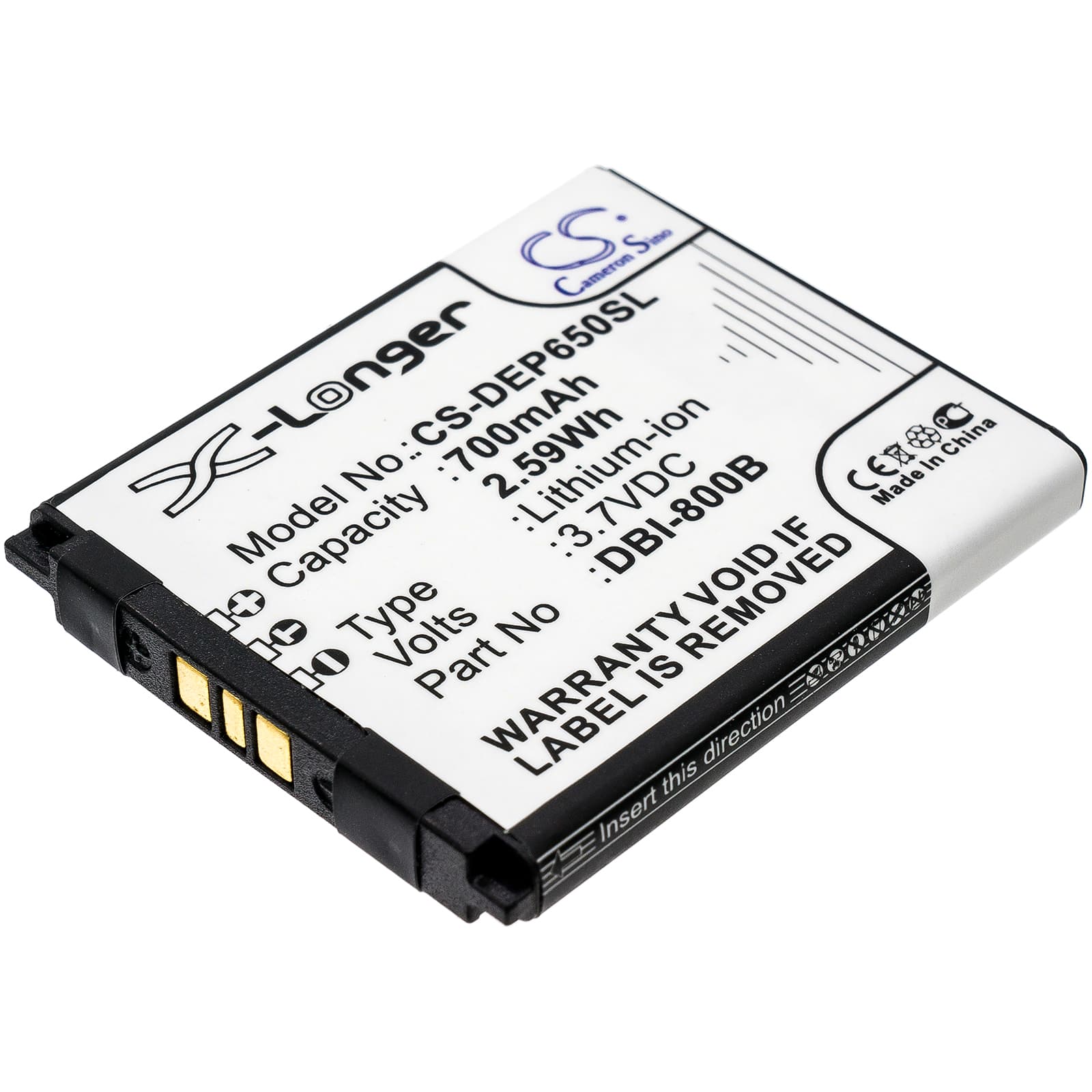 Replacement Battery for Doro Liberto 650 - CS-DEP650SL-1.jpg
