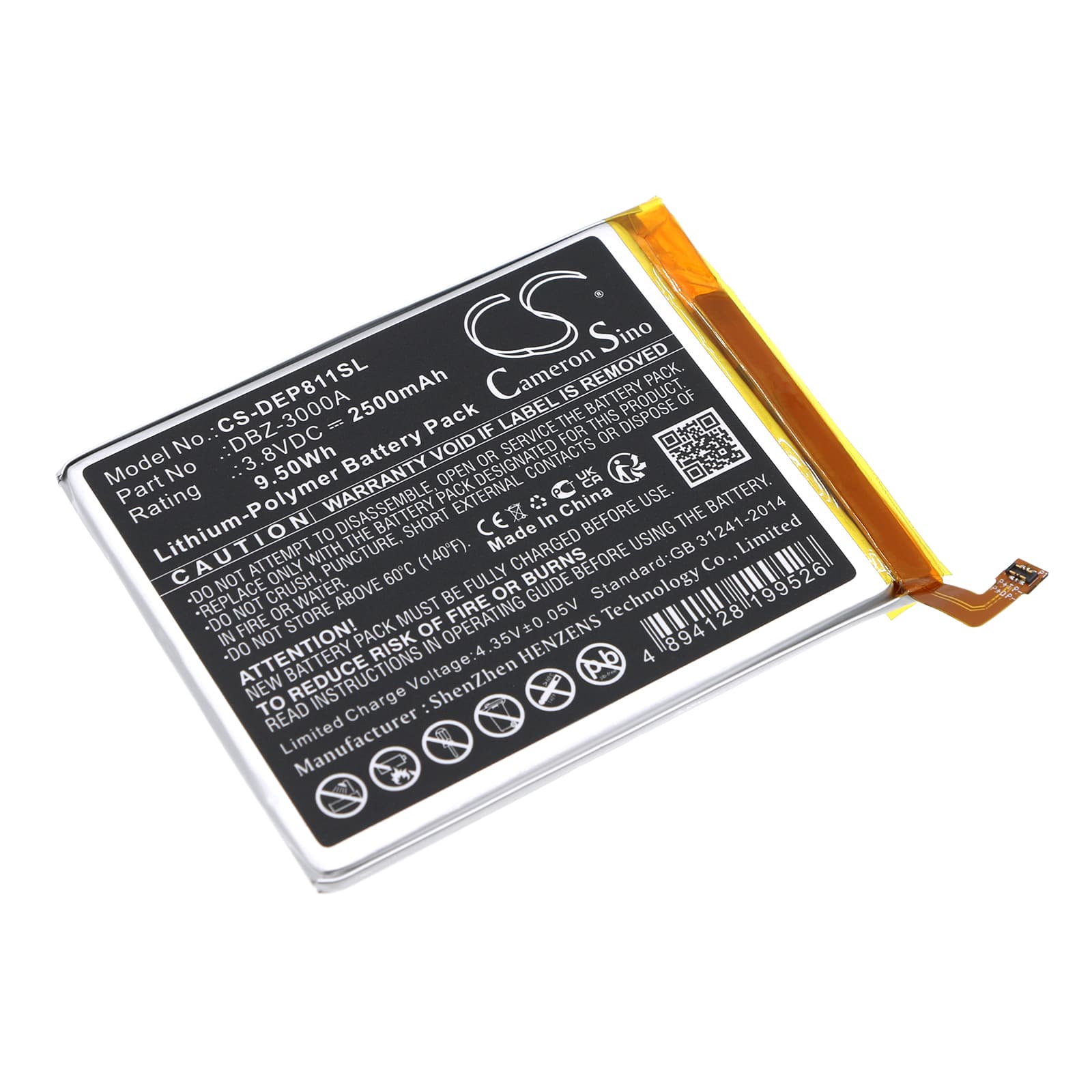Replacement Battery for Doro 8100 - CS-DEP811SL-1.jpg