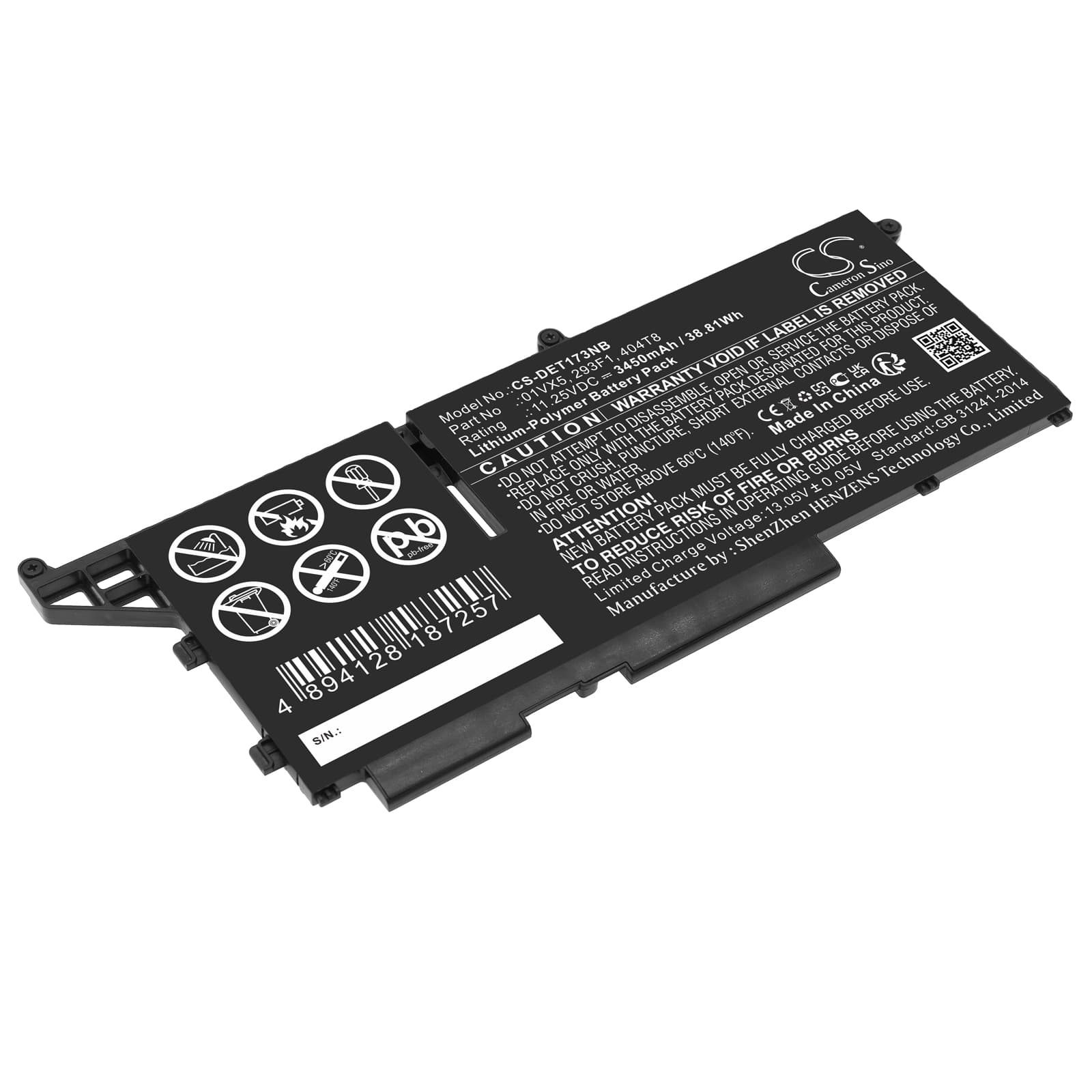 Replacement Battery for Dell Latitude 13 7330 - CS-DET173NB-1.jpg