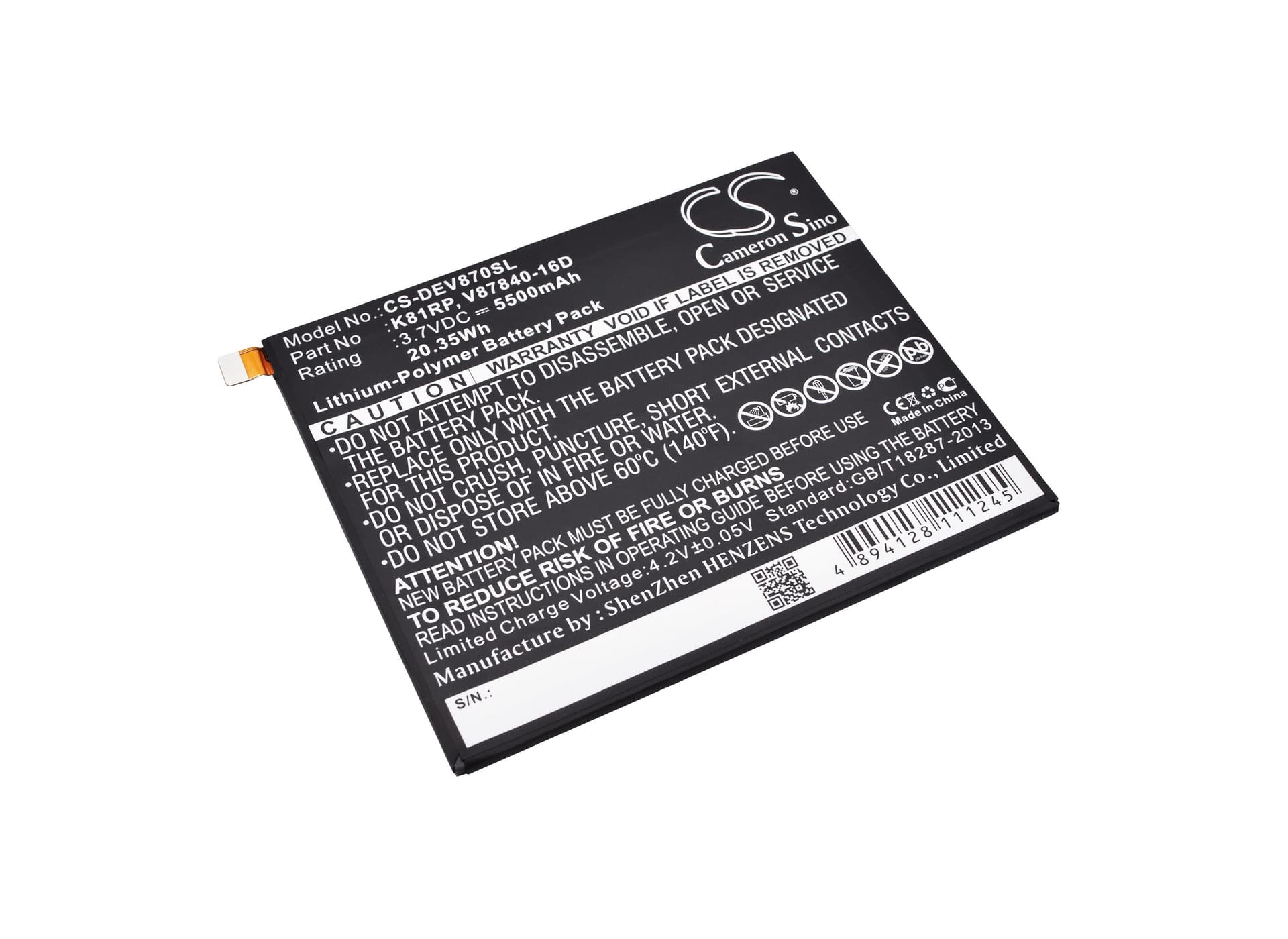 Replacement Battery for Dell Venue 8 7000 - CS-DEV870SL-1.jpg