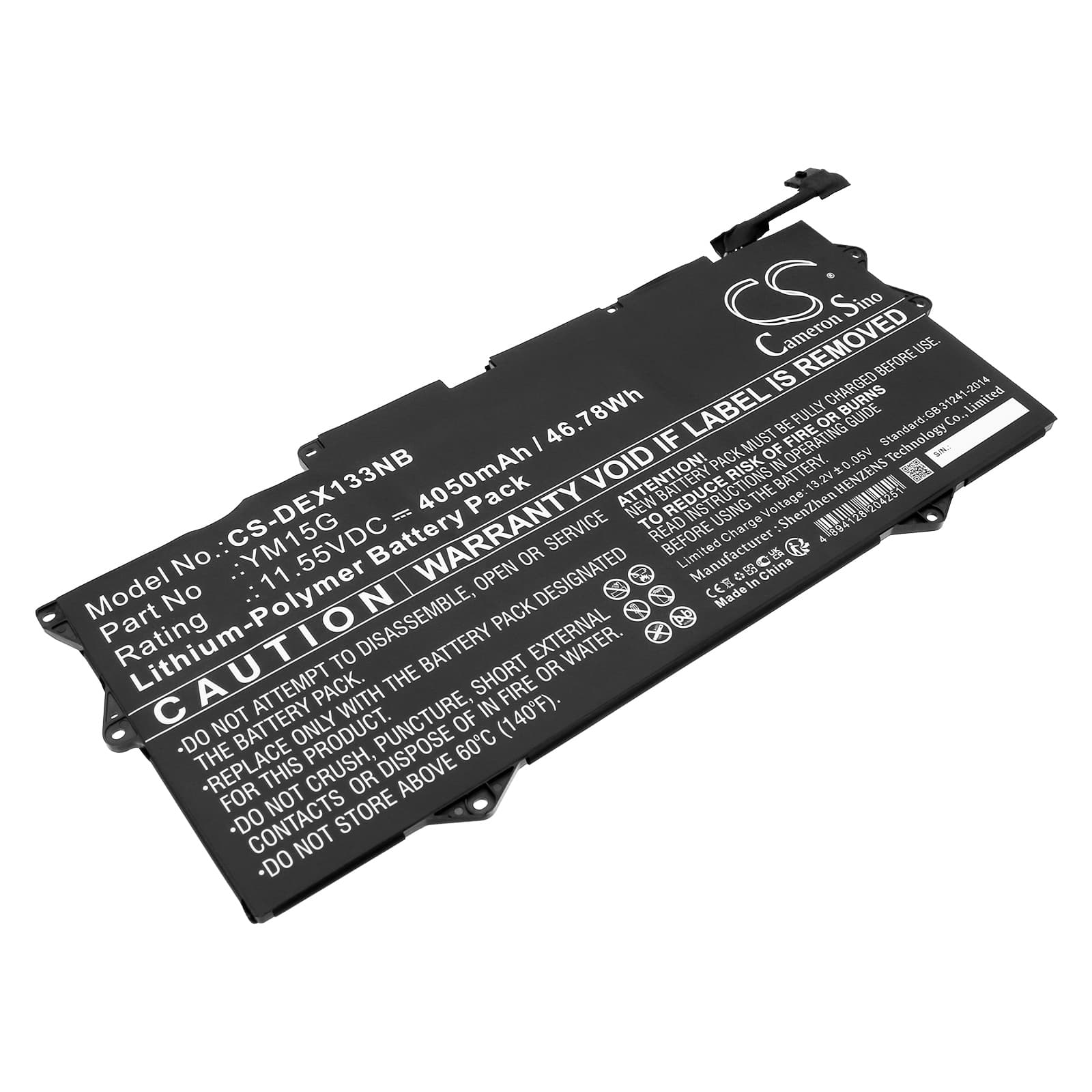 Replacement Battery for Dell XPS 13 9315-P1708LTW - CS-DEX133NB-1.jpg