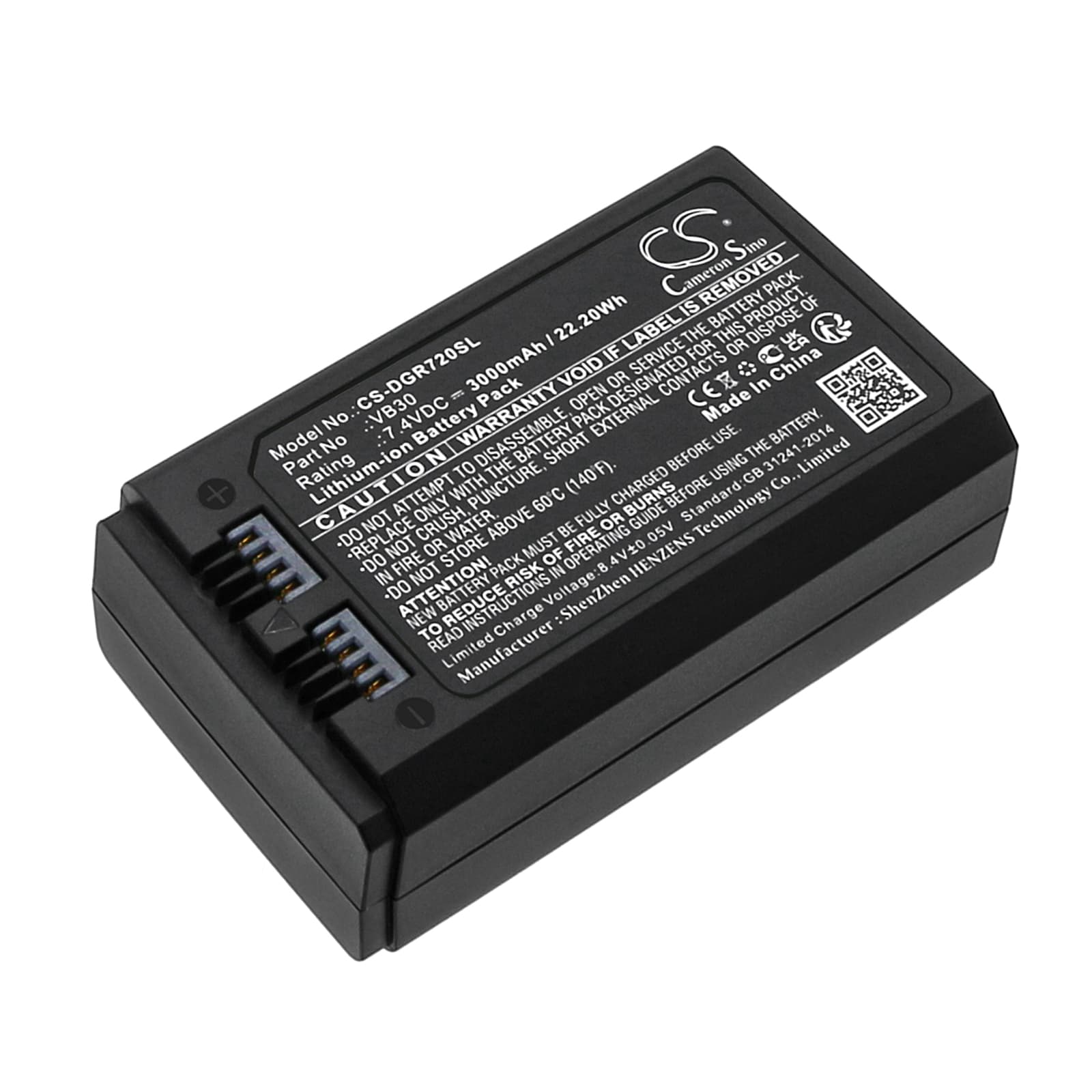 Replacement Battery for GODOX V1 Pro - CS-DGR720SL-1.jpg