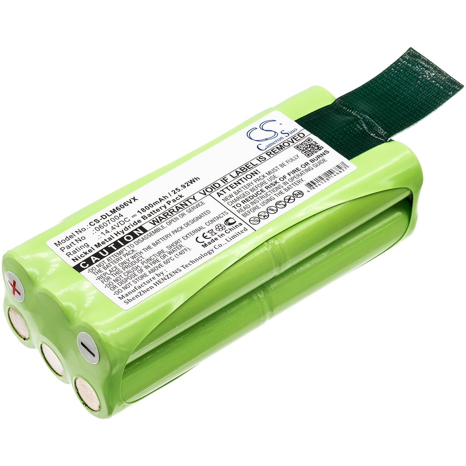 Replacement Battery for Dirt Devil Libero M606 - CS-DLM606VX-1.jpg