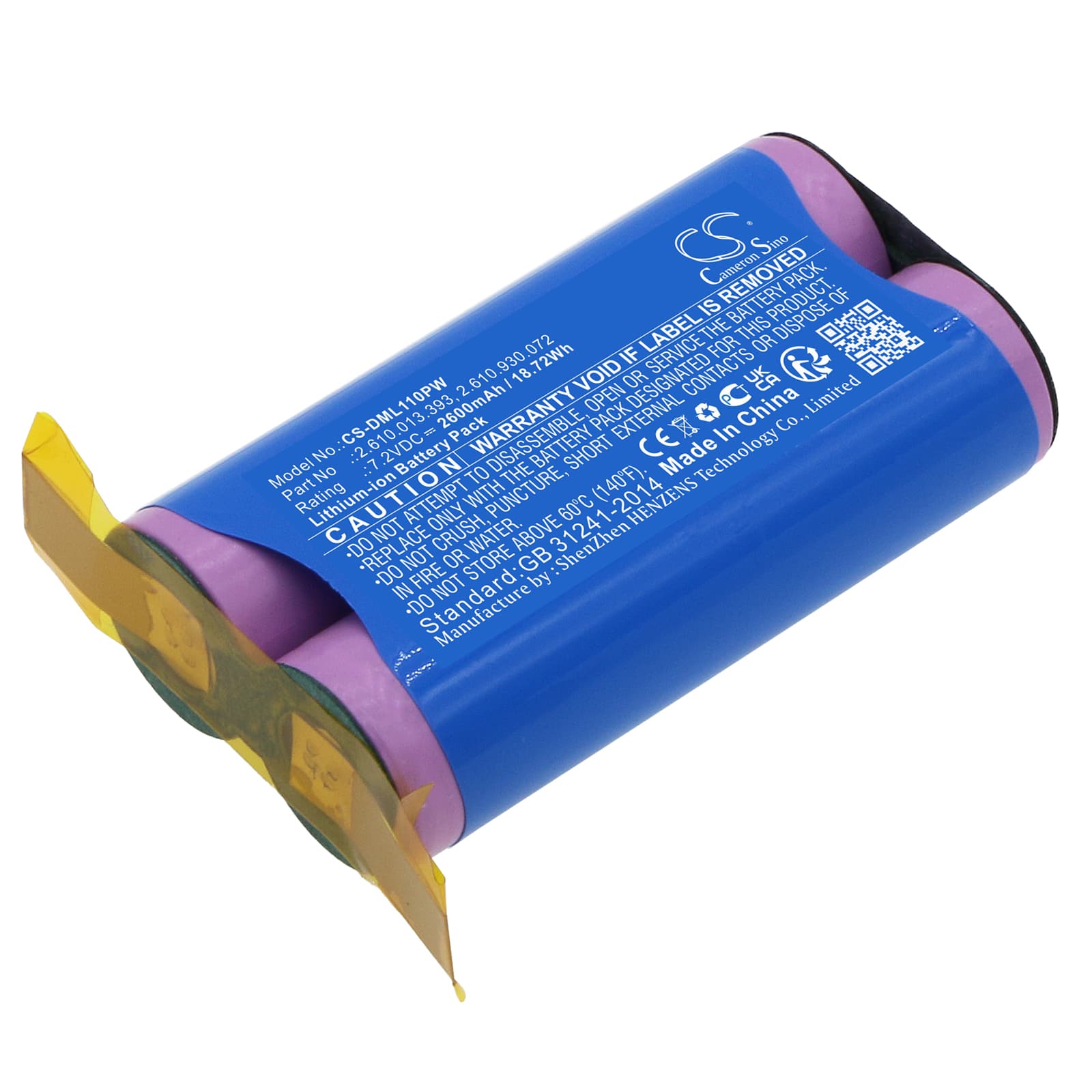 Replacement Battery for Dremel 1100LI - CS-DML110PW-1.jpg