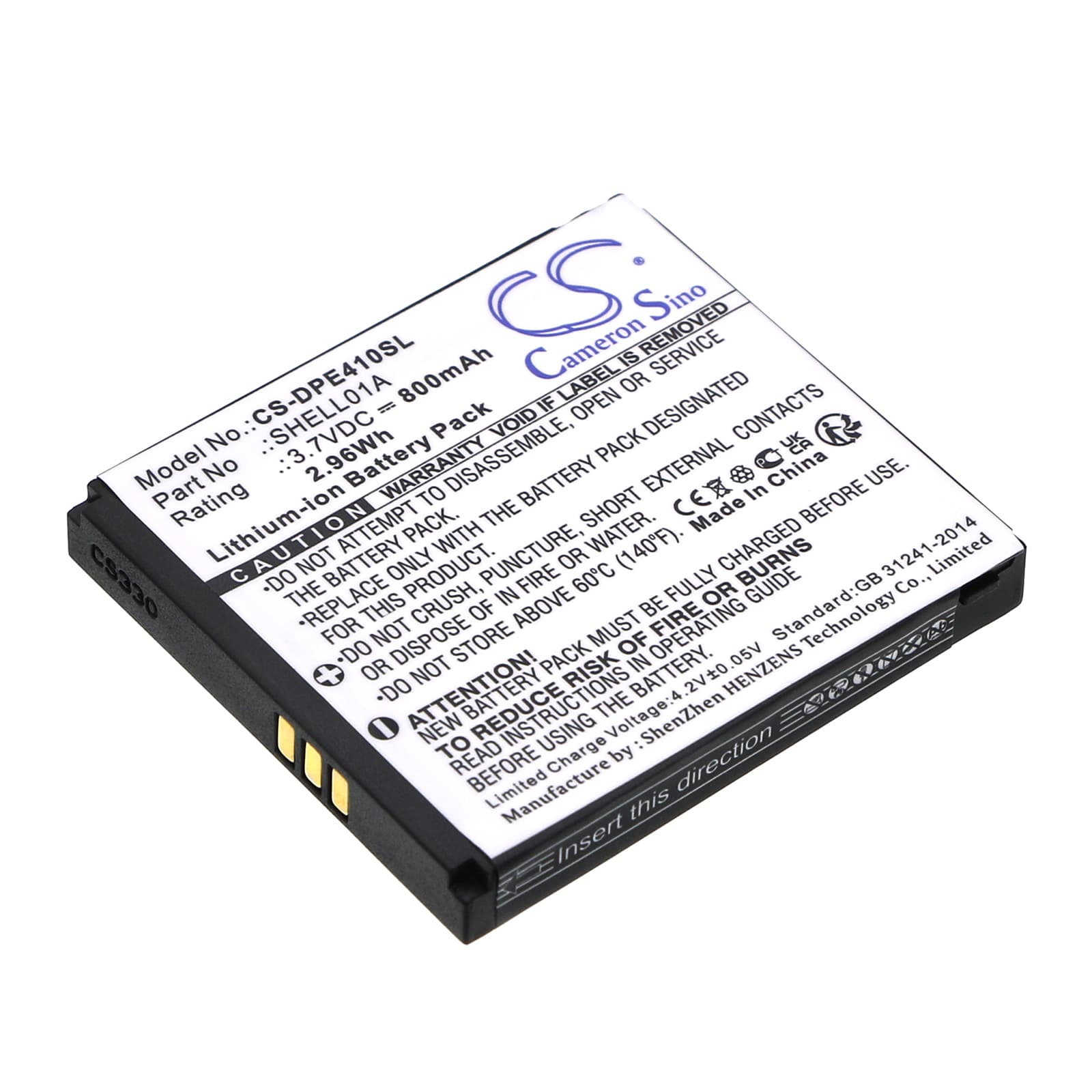 Replacement Battery for Doro PhoneEasy 409 - CS-DPE410SL-1.jpg