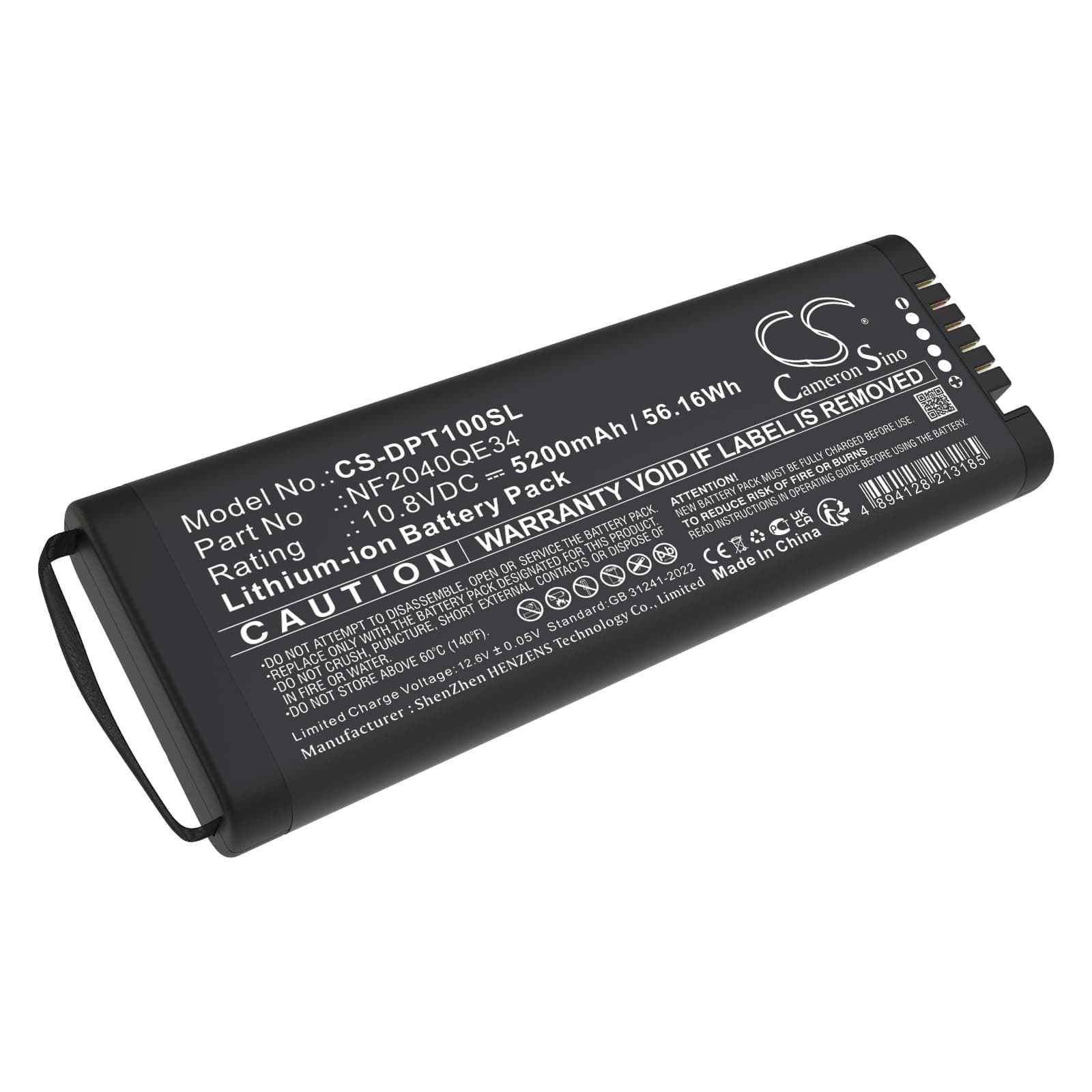Replacement Battery for Olympus EPOCH 650 - CS-DPT100SL-1.jpg