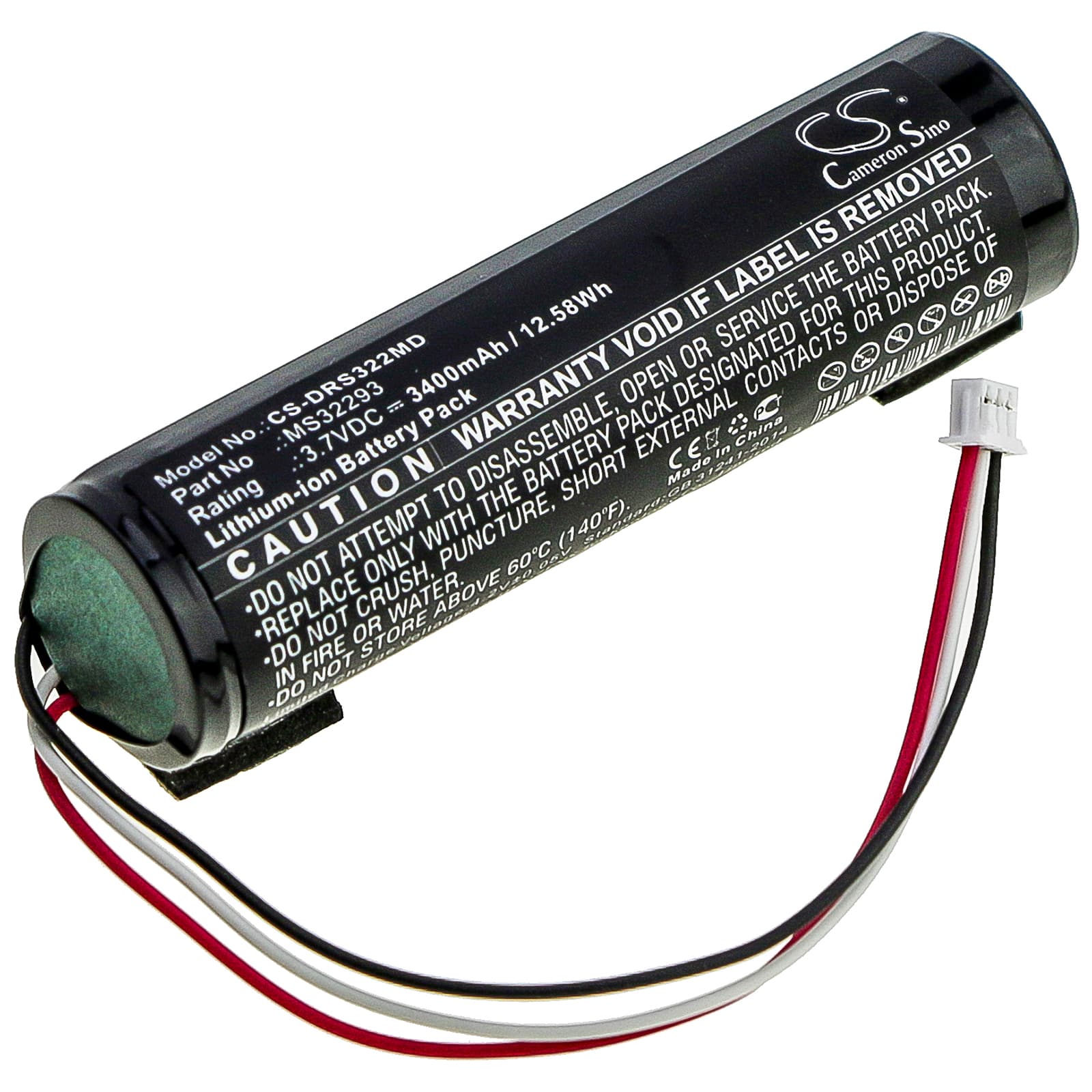 Replacement Battery for Drager TOFscan Monitor - CS-DRS322MD-1.jpg