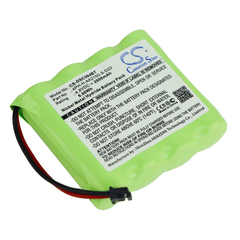Replacement Battery for DSC WTK5504 wireless keypad - CS-DSC504BT-1.jpg
