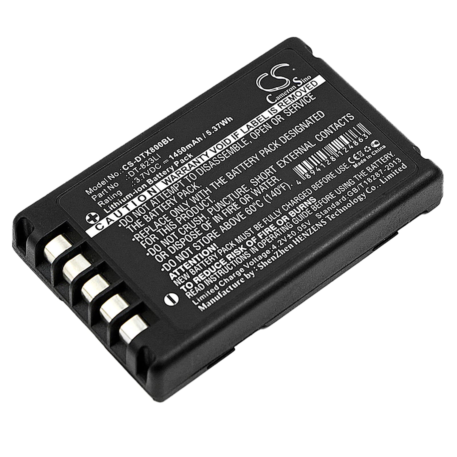 Replacement Battery for Casio DT-800 - CS-DTX800BL-1.jpg