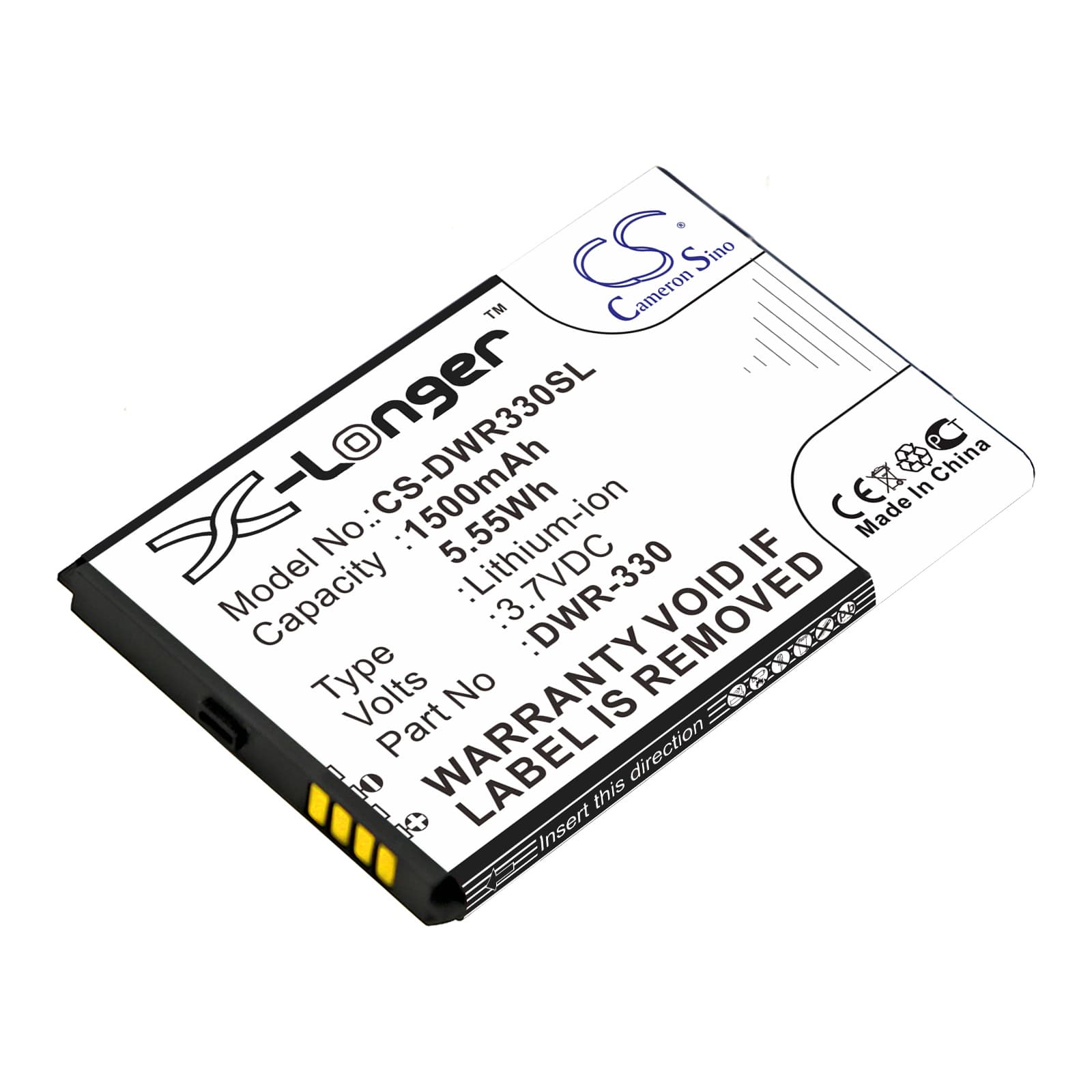 Replacement Battery for D-Link DWR-330 - CS-DWR330SL-1.jpg