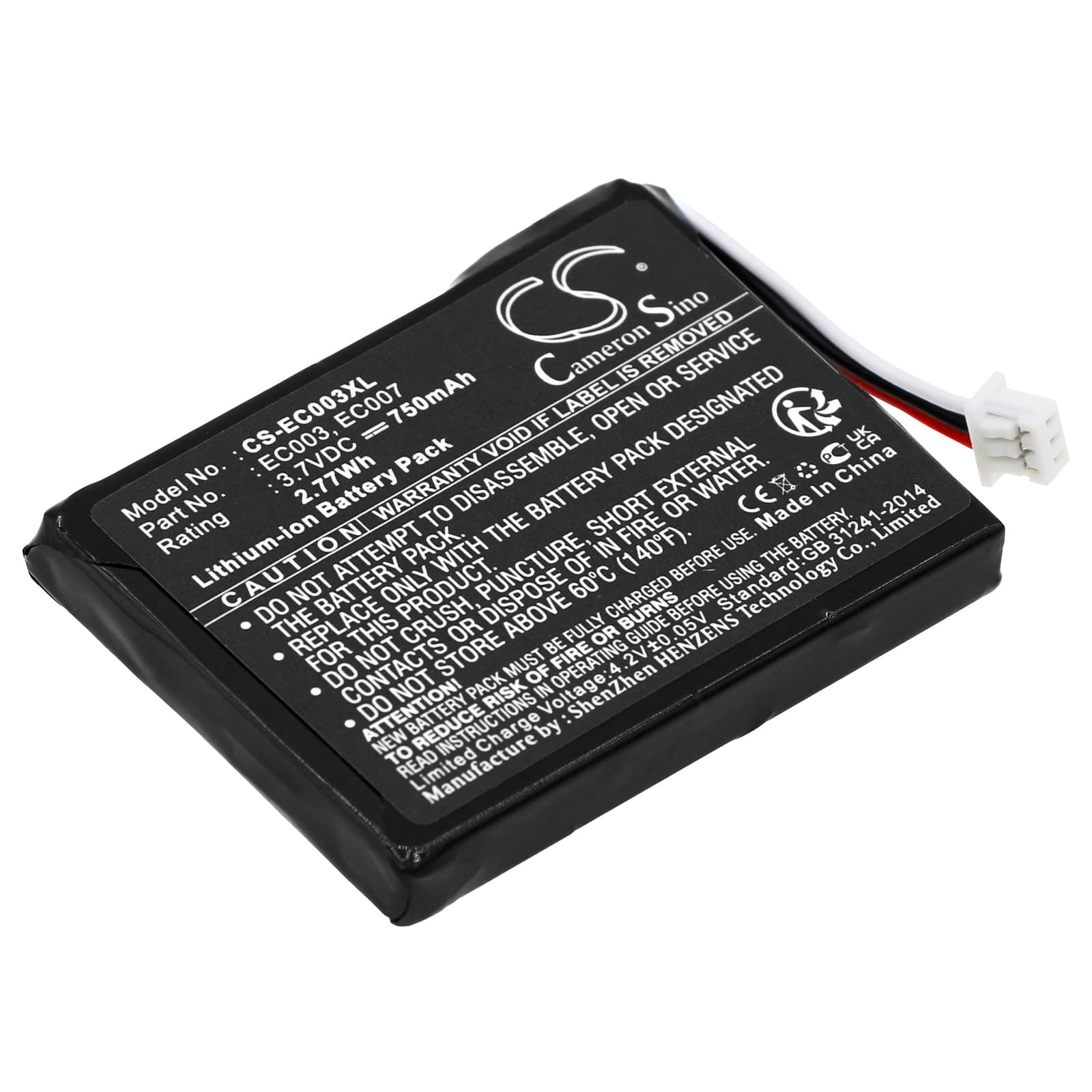Replacement Battery for Apple iPOD Mini 4GB - CS-EC003XL-1.jpg