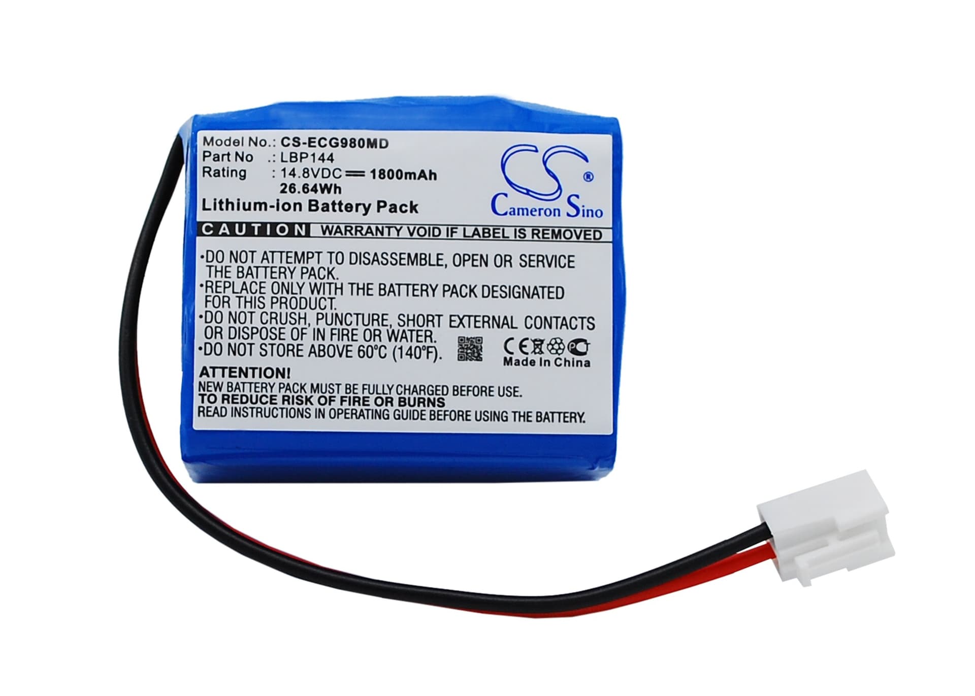 Replacement Battery for Biocare ECG-9801 - CS-ECG980MD-1.jpg