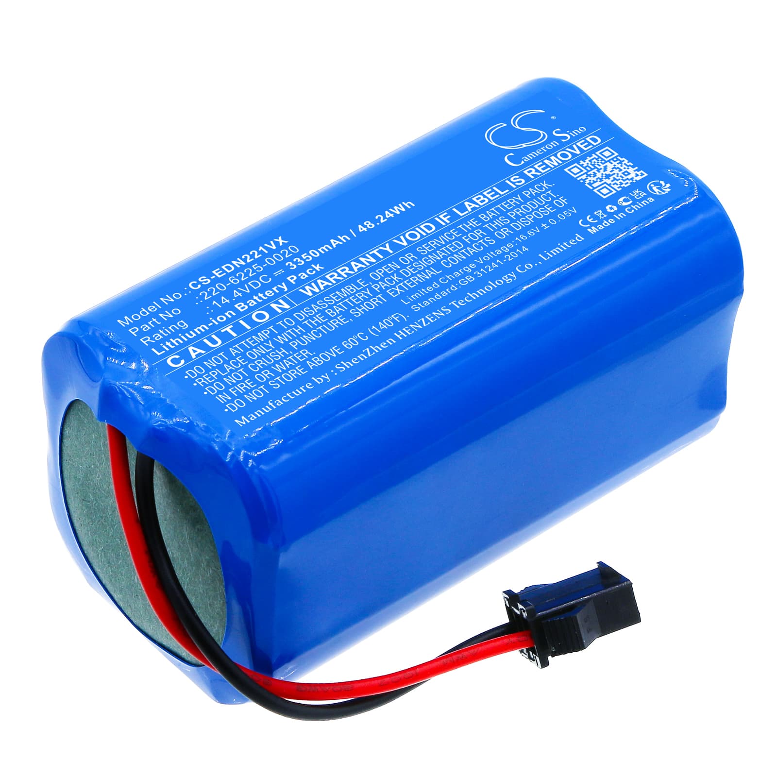 Replacement Battery for Ecovacs D83 - CS-EDN221VX-1.jpg