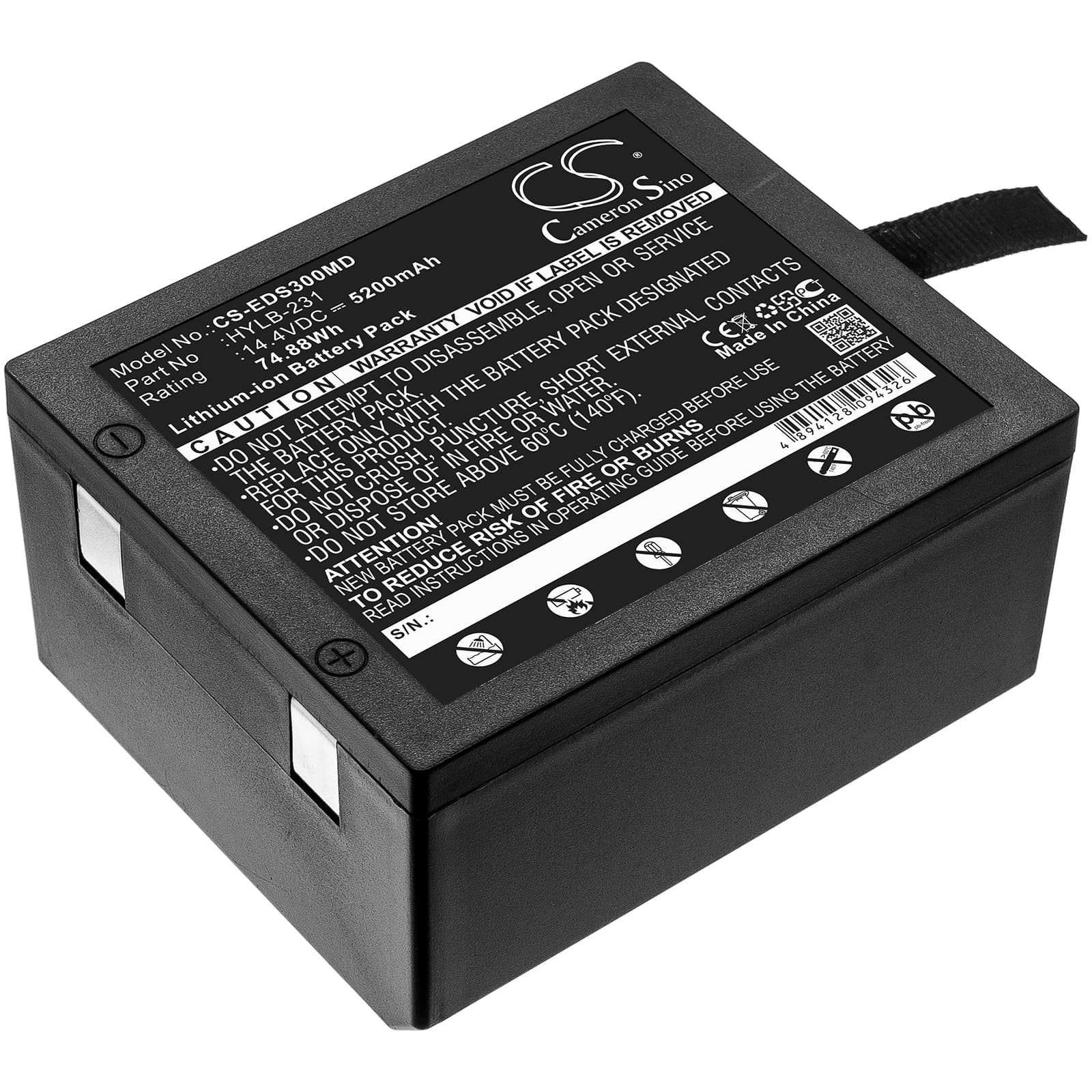 Replacement Battery for Edan SE-3 - CS-EDS300MD-1.jpg