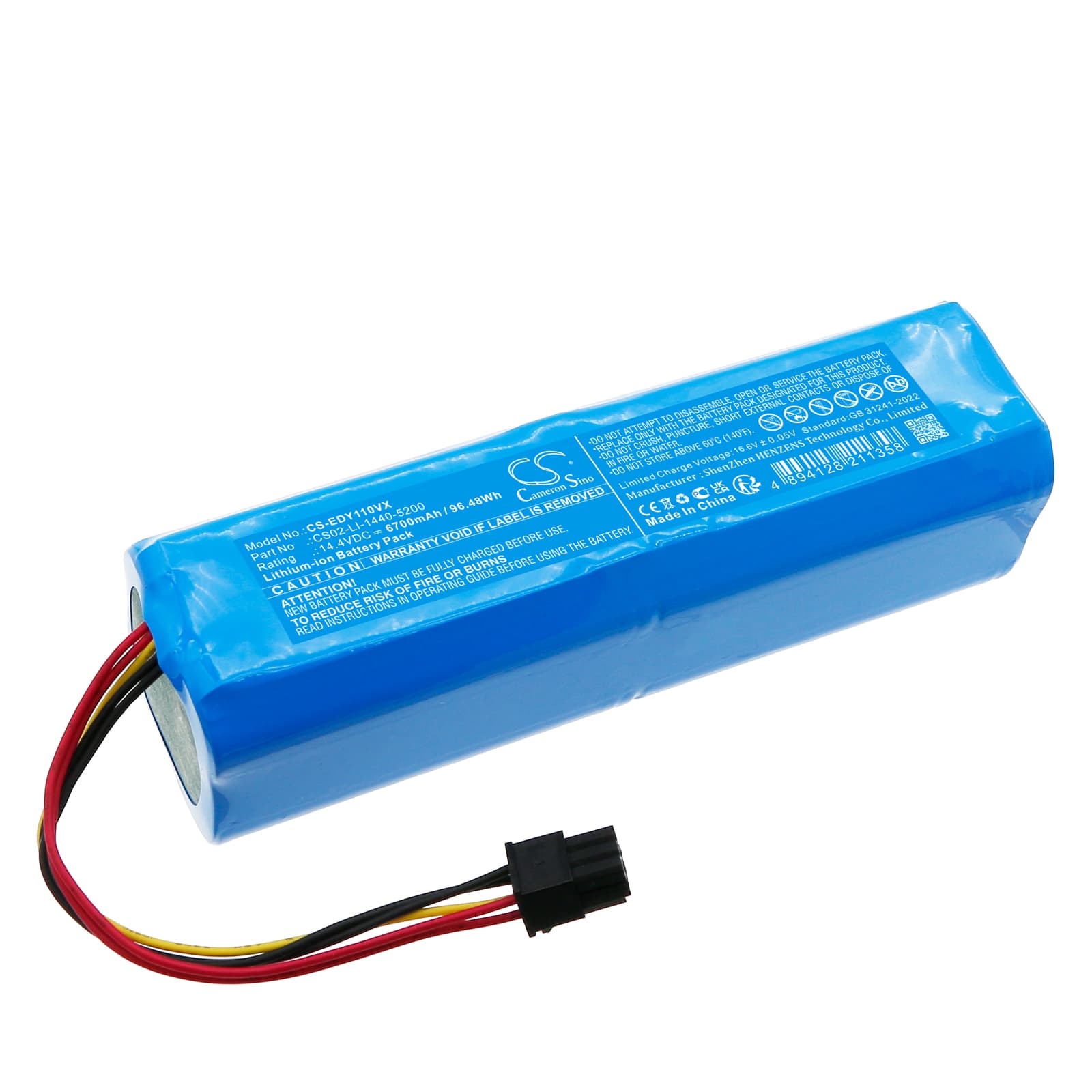 Replacement Battery for Ecovacs Deebot Y1 Pro Plus - CS-EDY110VX-1.jpg