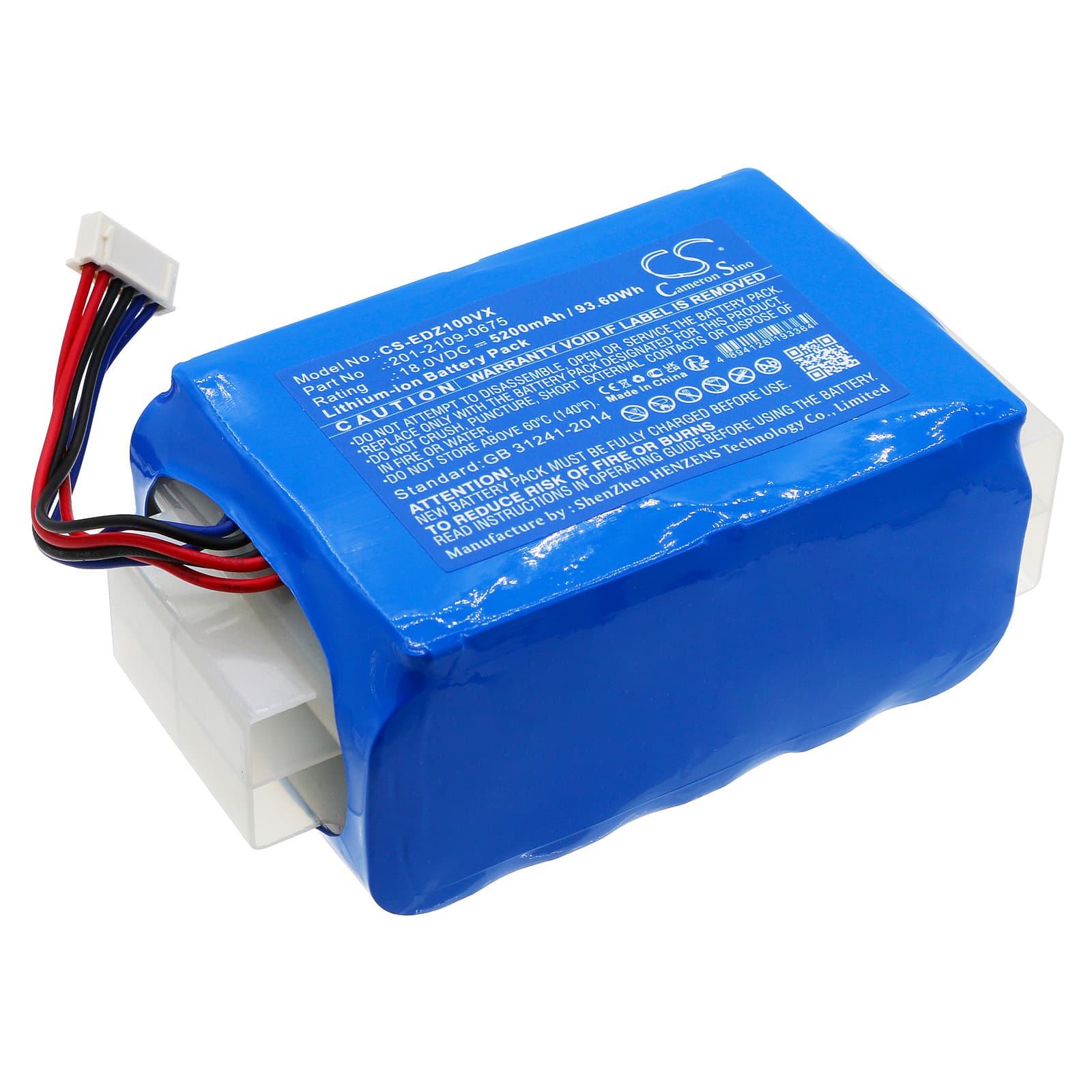 Replacement Battery for Ecovacs AZ1 - CS-EDZ100VX-1.jpg