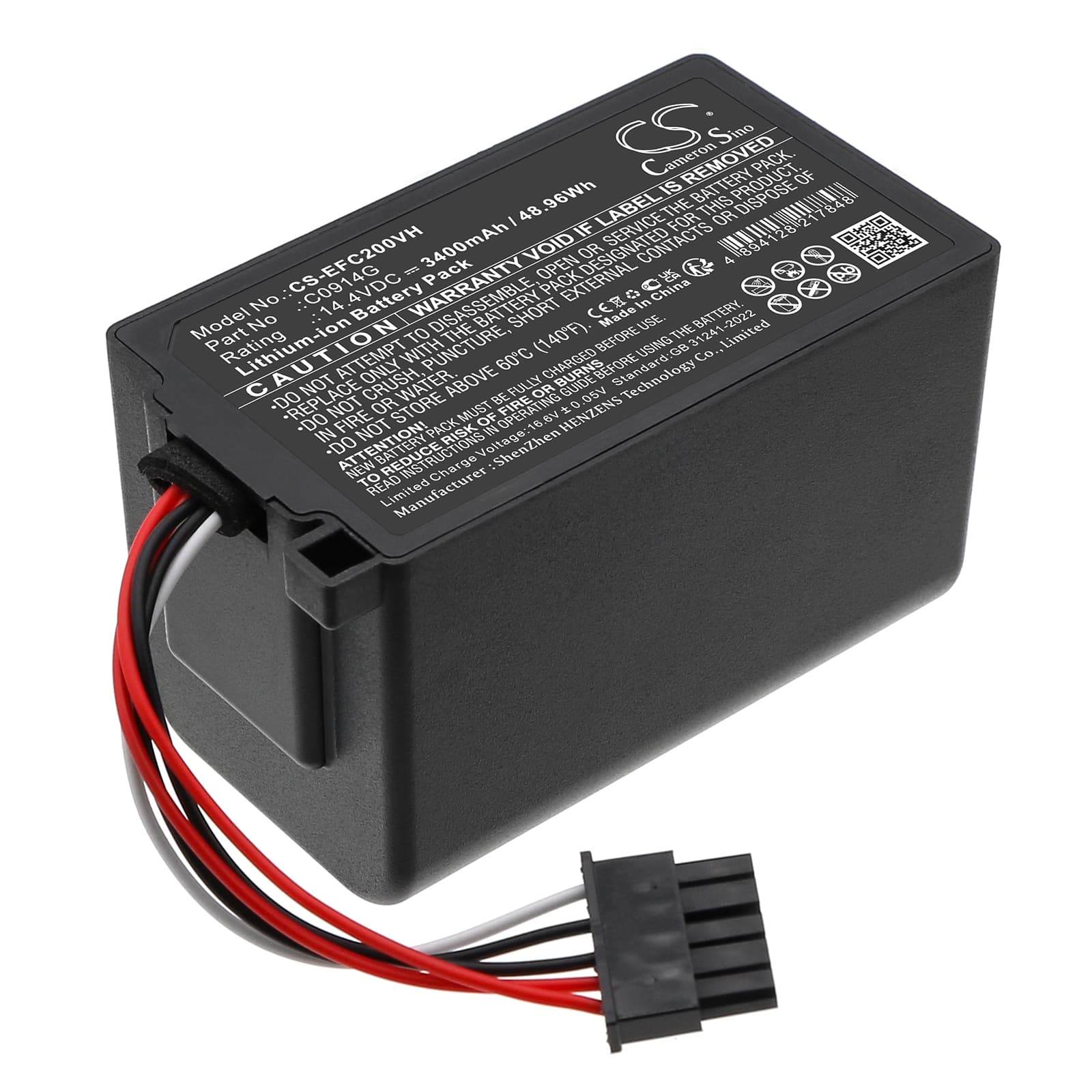 Replacement Battery for Eufy Auto-Empty C10 - CS-EFC200VH-1.jpg