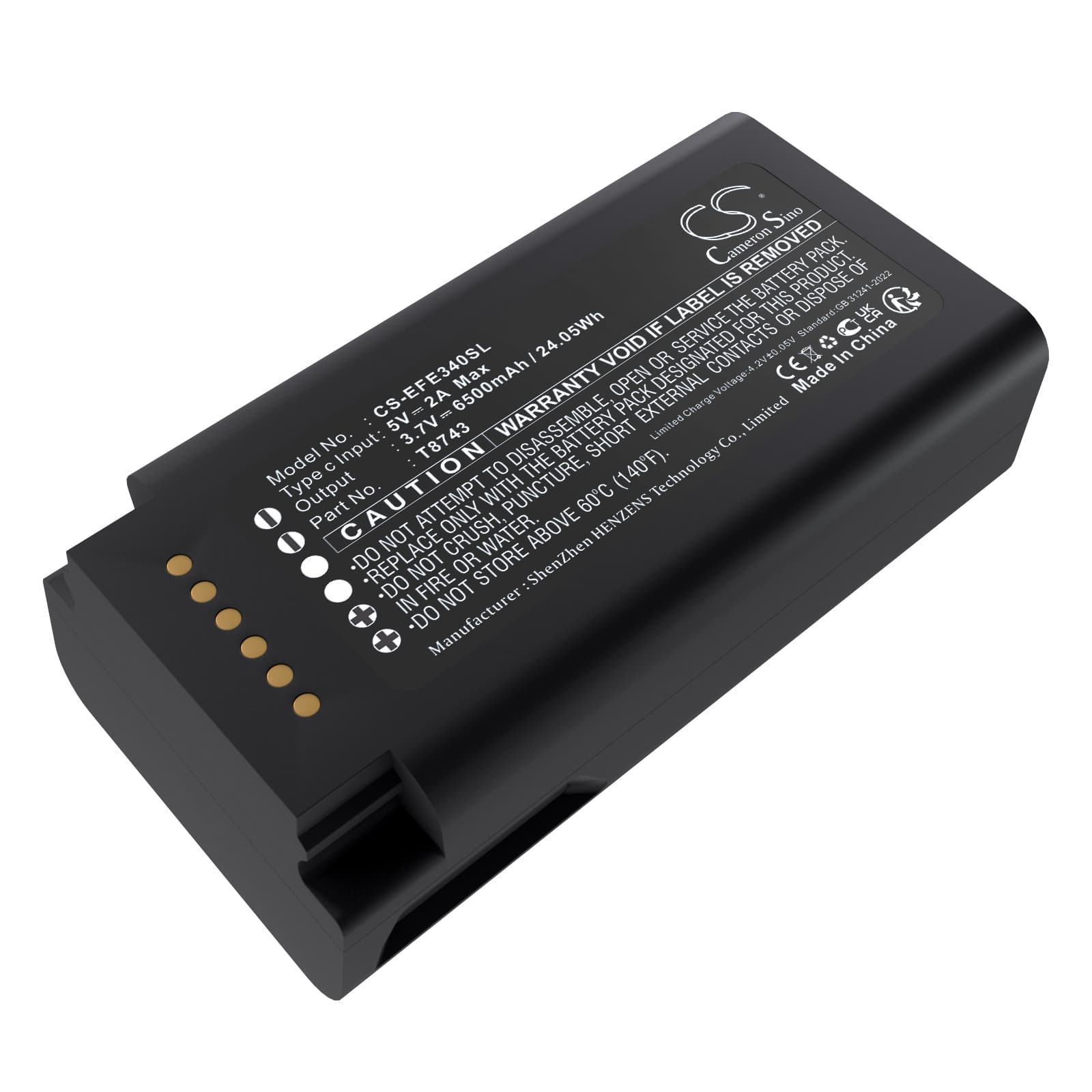 Replacement Battery for Eufy Video Doorbell E340 - CS-EFE340SL-1.jpg