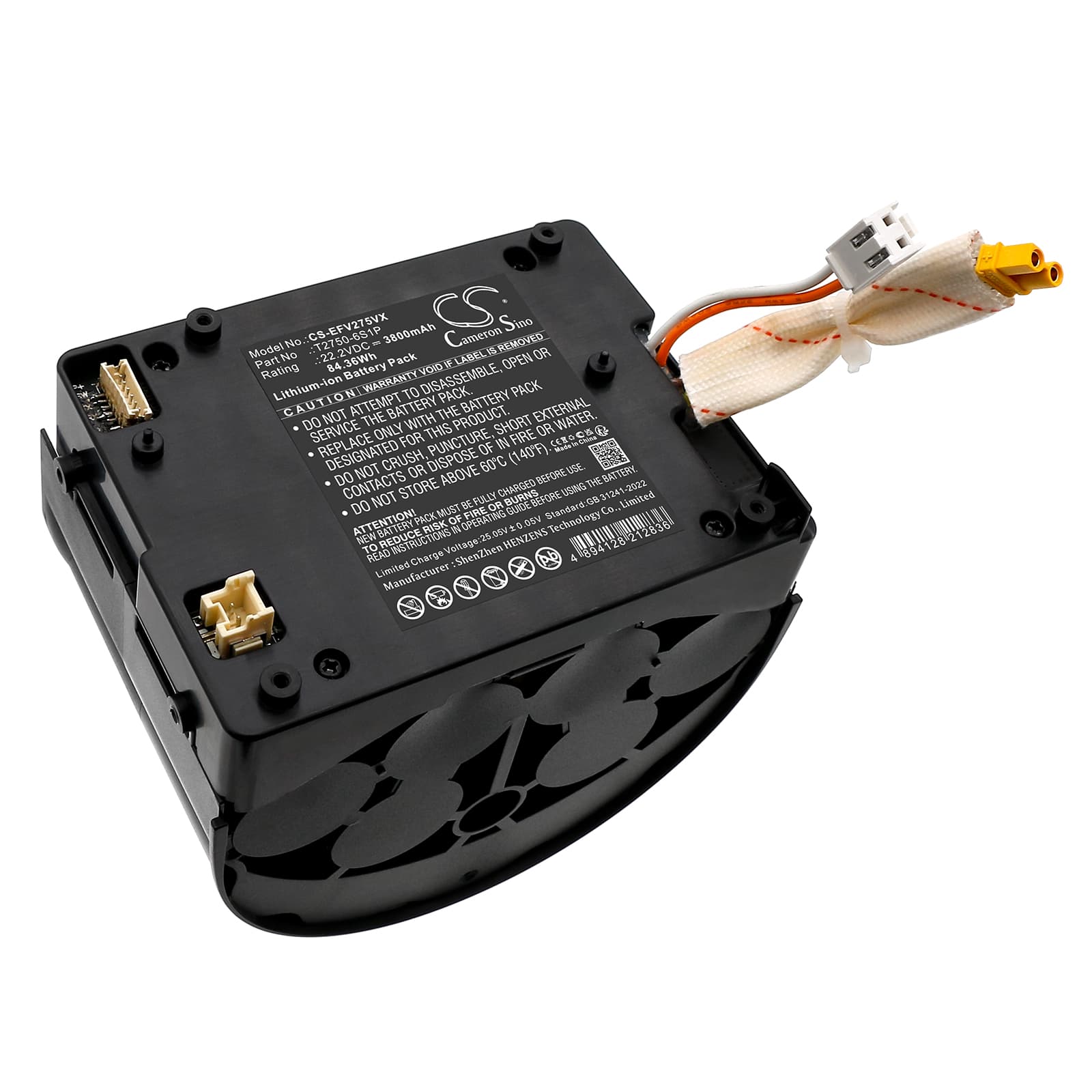 Replacement Battery for Eufy Mach V1 T2750 Wet & Dry - CS-EFV275VX-1.jpg