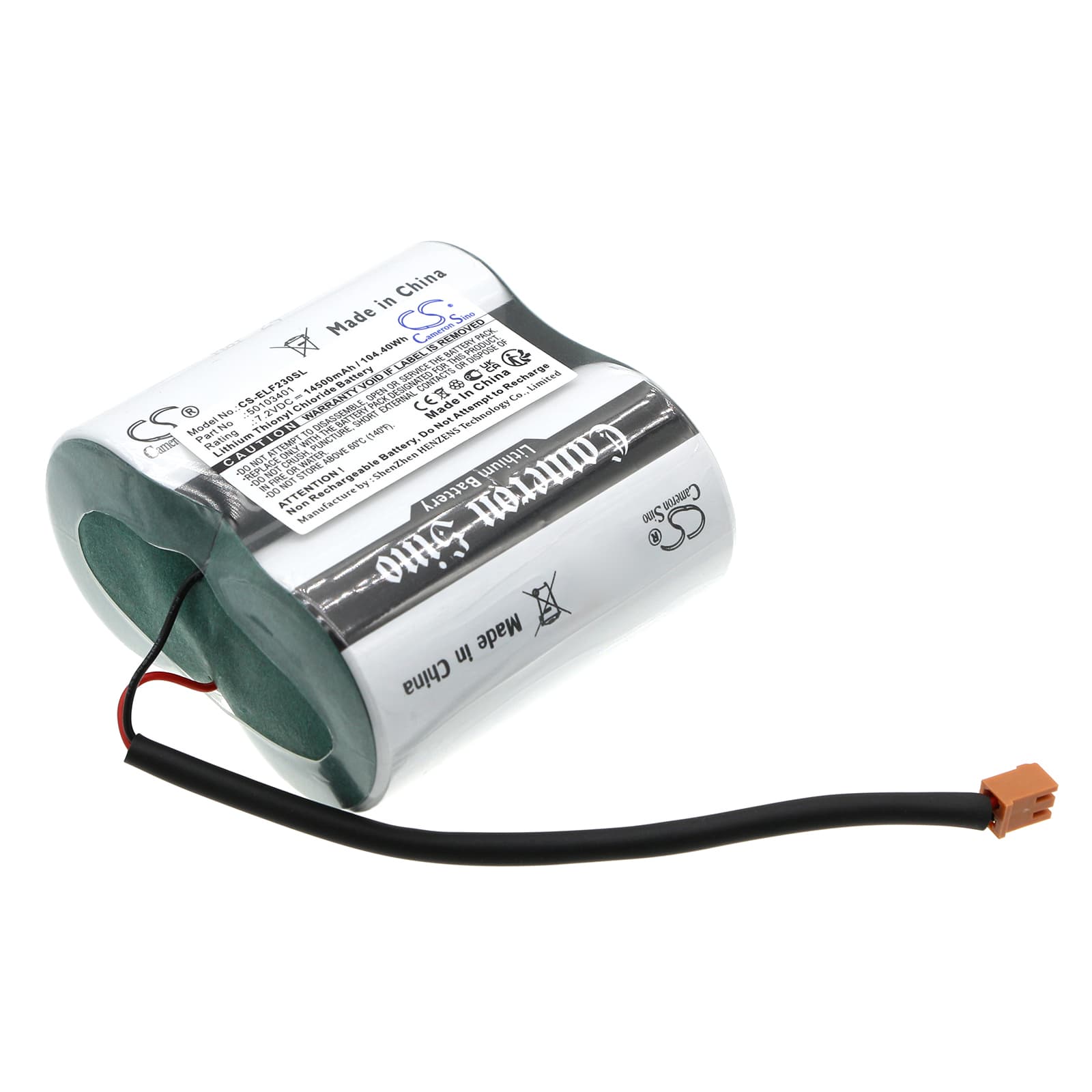 Replacement Battery for Elster FE230 - CS-ELF230SL-1.jpg