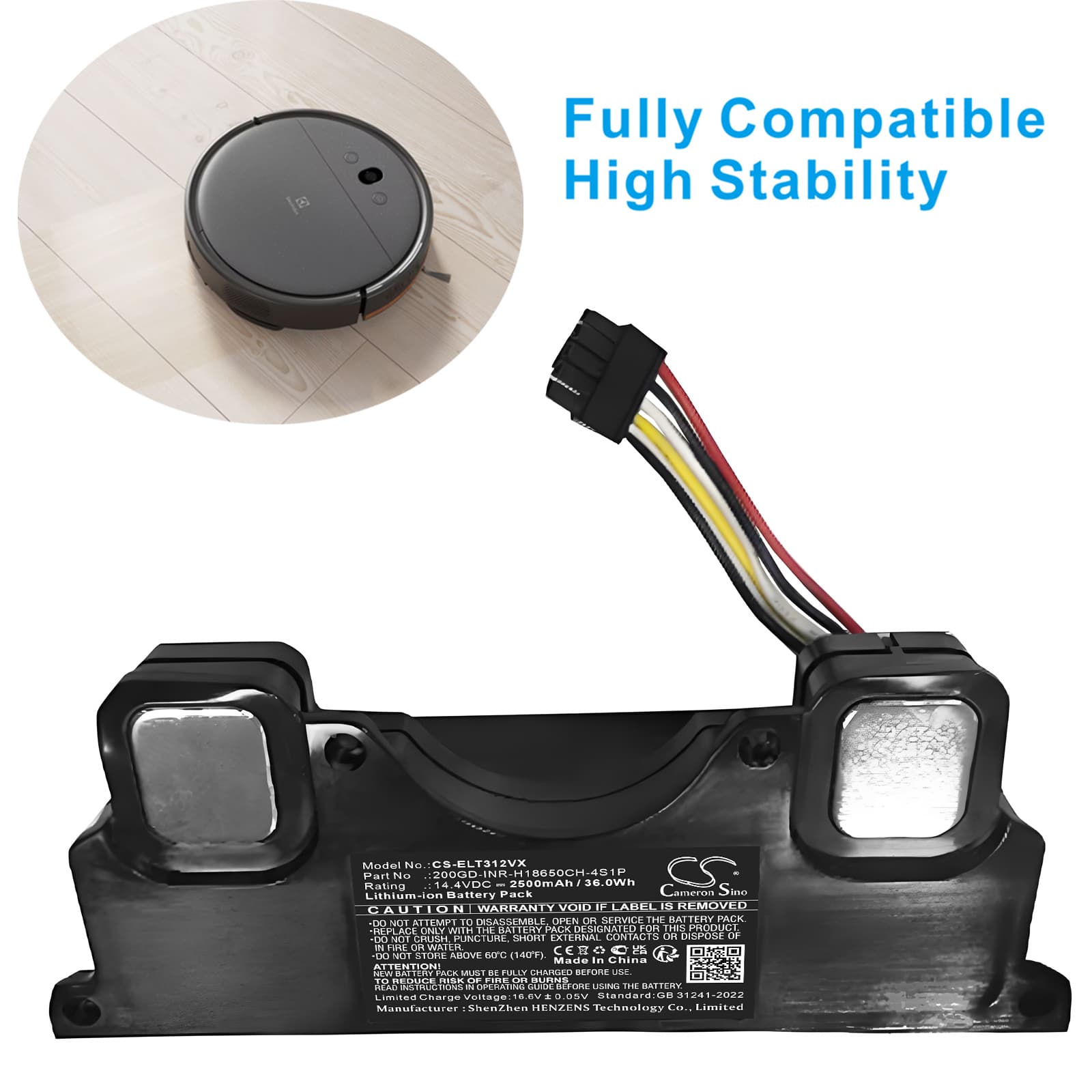 Replacement Battery for Electrolux EFP31312 - CS-ELT312VX-1.jpg