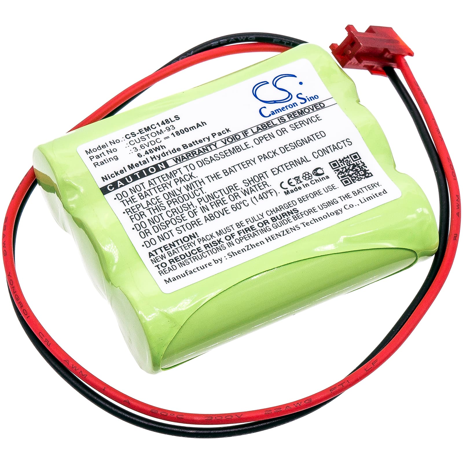 Replacement Battery for Cooper LPZ70RWH - CS-EMC148LS-1.jpg