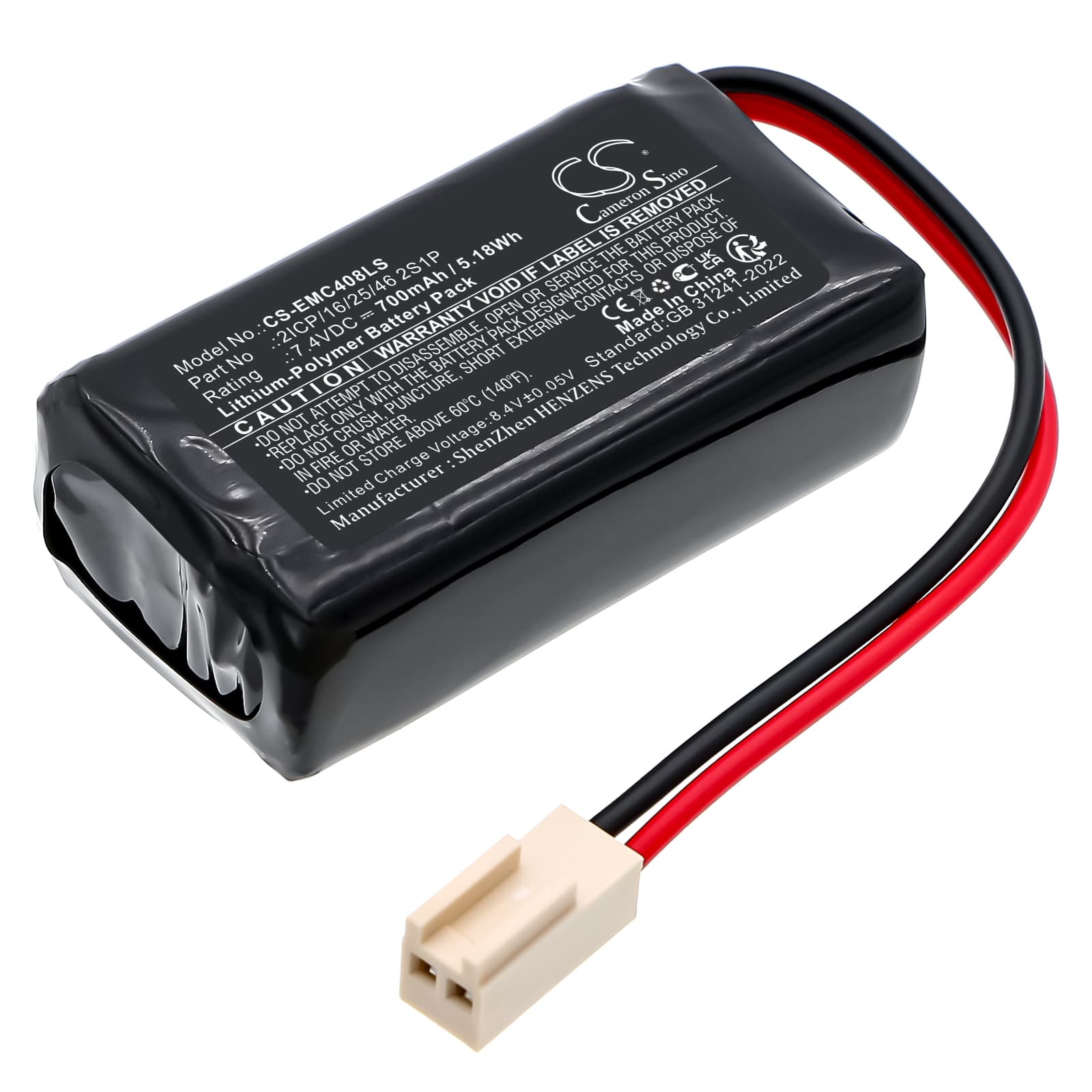 Replacement Battery for SUUNAVIIDAGA EVAKUATSIOONIVALGUST - CS-EMC408LS-1.jpg