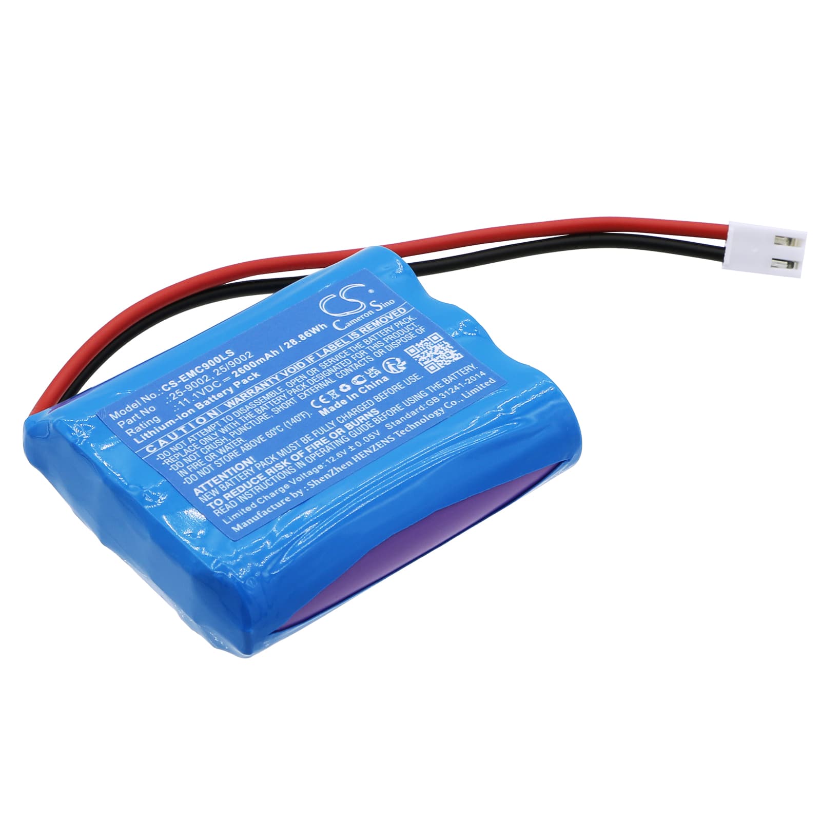 Replacement Battery for SATCO/NUVO Freedom Emergency Fixture ( 25-9002 ) - CS-EMC900LS-1.jpg