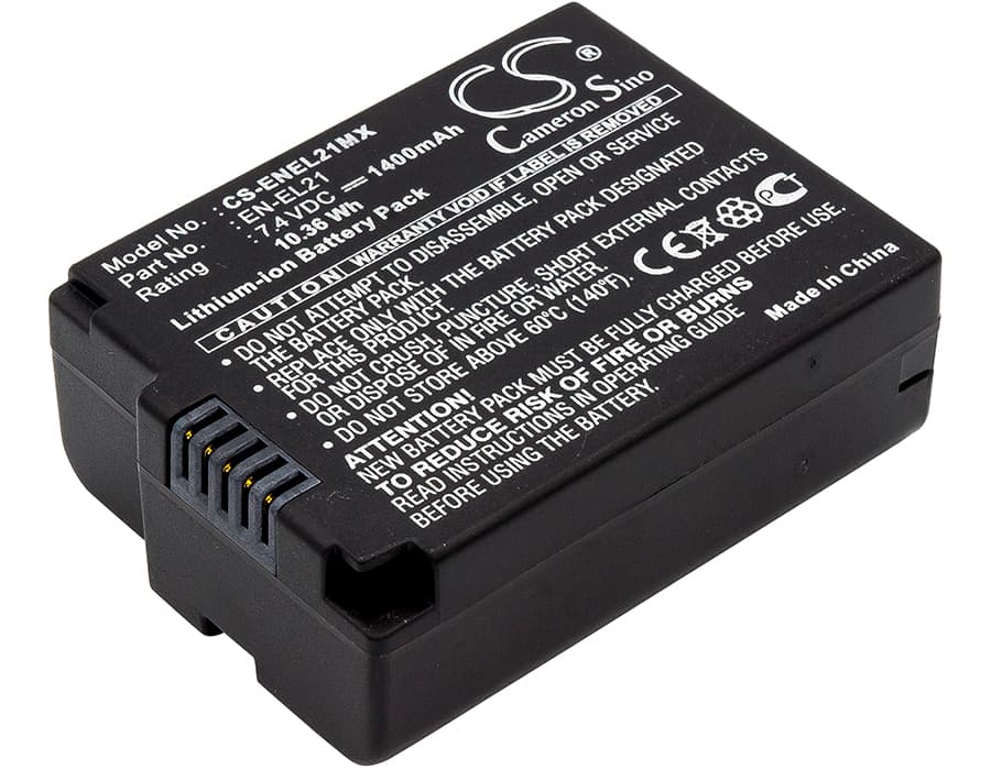 Replacement Battery for NiKon 1 V2 - CS-ENEL21MX-1.jpg