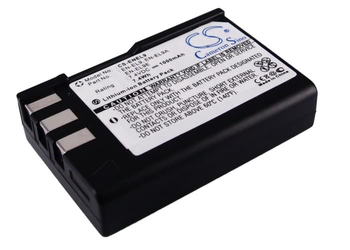 Replacement Battery for NiKon DSLR-D40 - CS-ENEL9-1.jpg