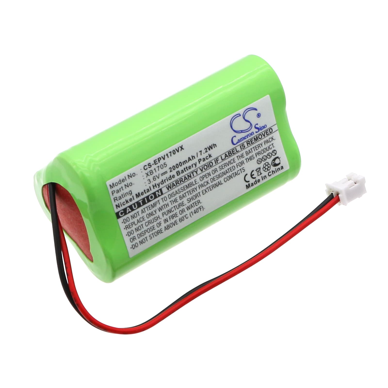 Replacement Battery for Euro Pro Shark V1705 - CS-EPV170VX-1.jpg