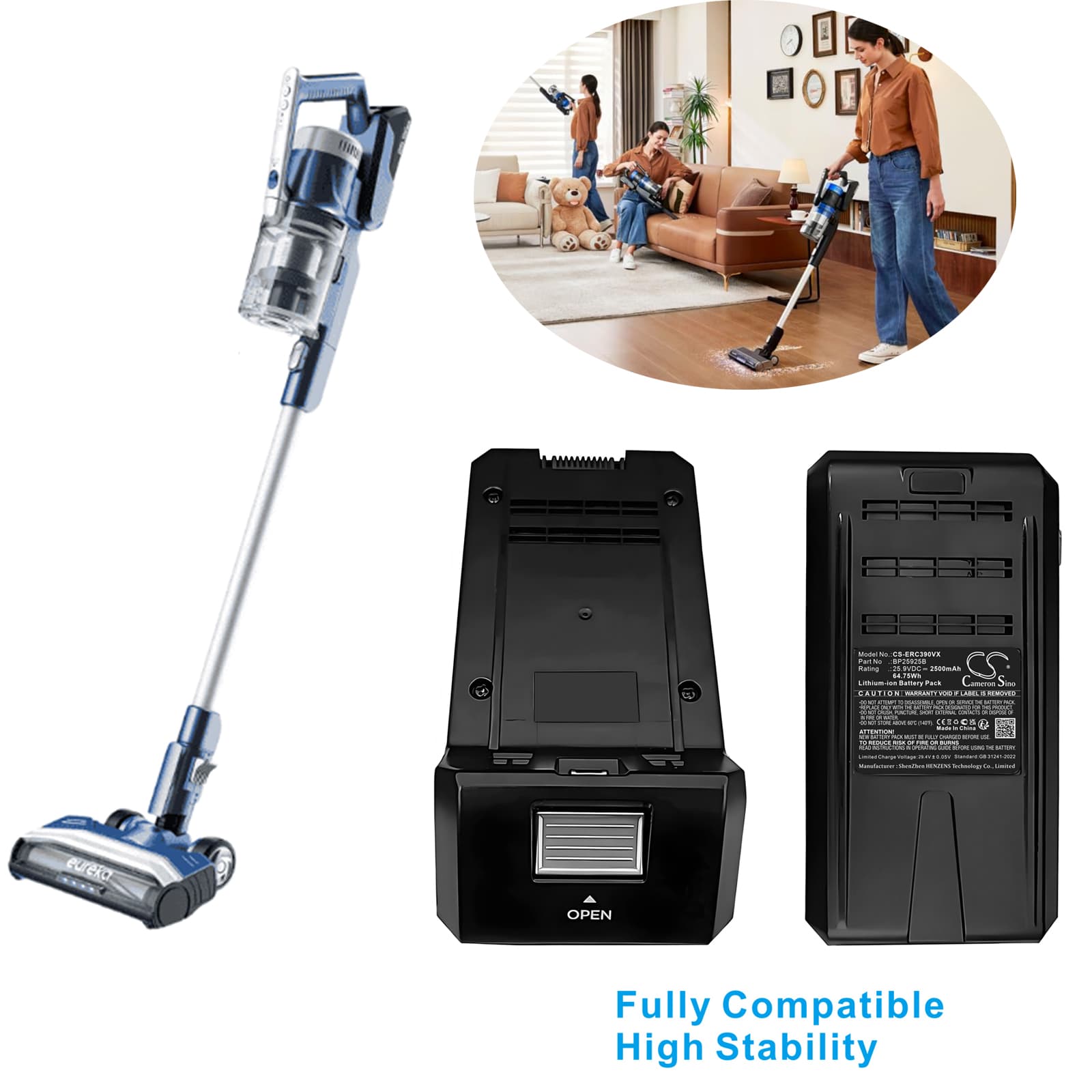 Replacement Battery for Eureka NEC390BL - CS-ERC390VX-1.jpg
