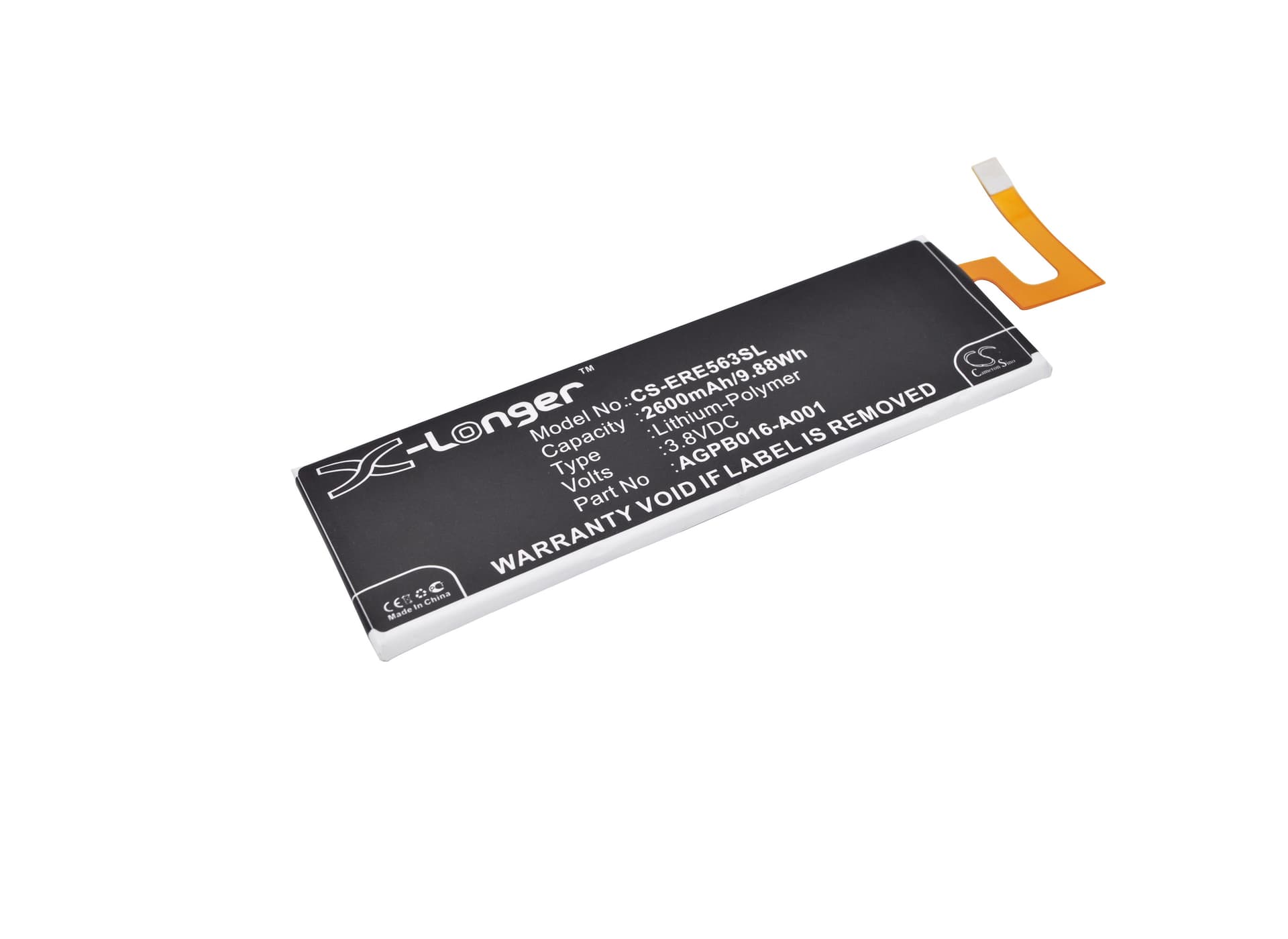 Replacement Battery for Sony Ericsson Xperia M5 - CS-ERE563SL-1.jpg
