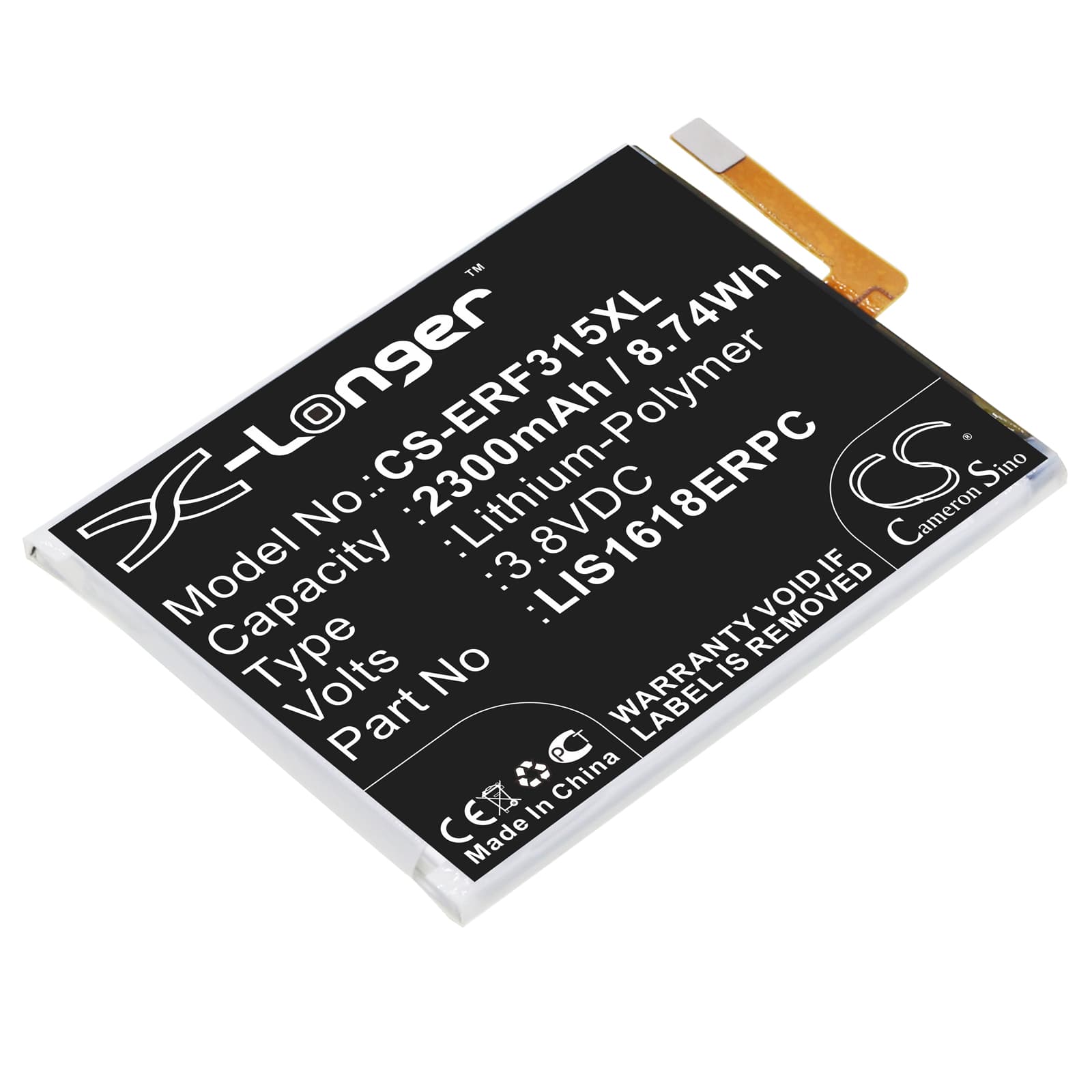 Replacement Battery for Sony Xperia E5 - CS-ERF315XL-1.jpg