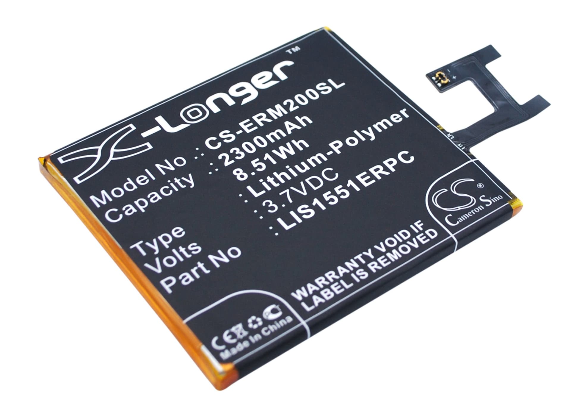 Replacement Battery for Sony Ericsson Xperia M2 - CS-ERM200SL-1.jpg