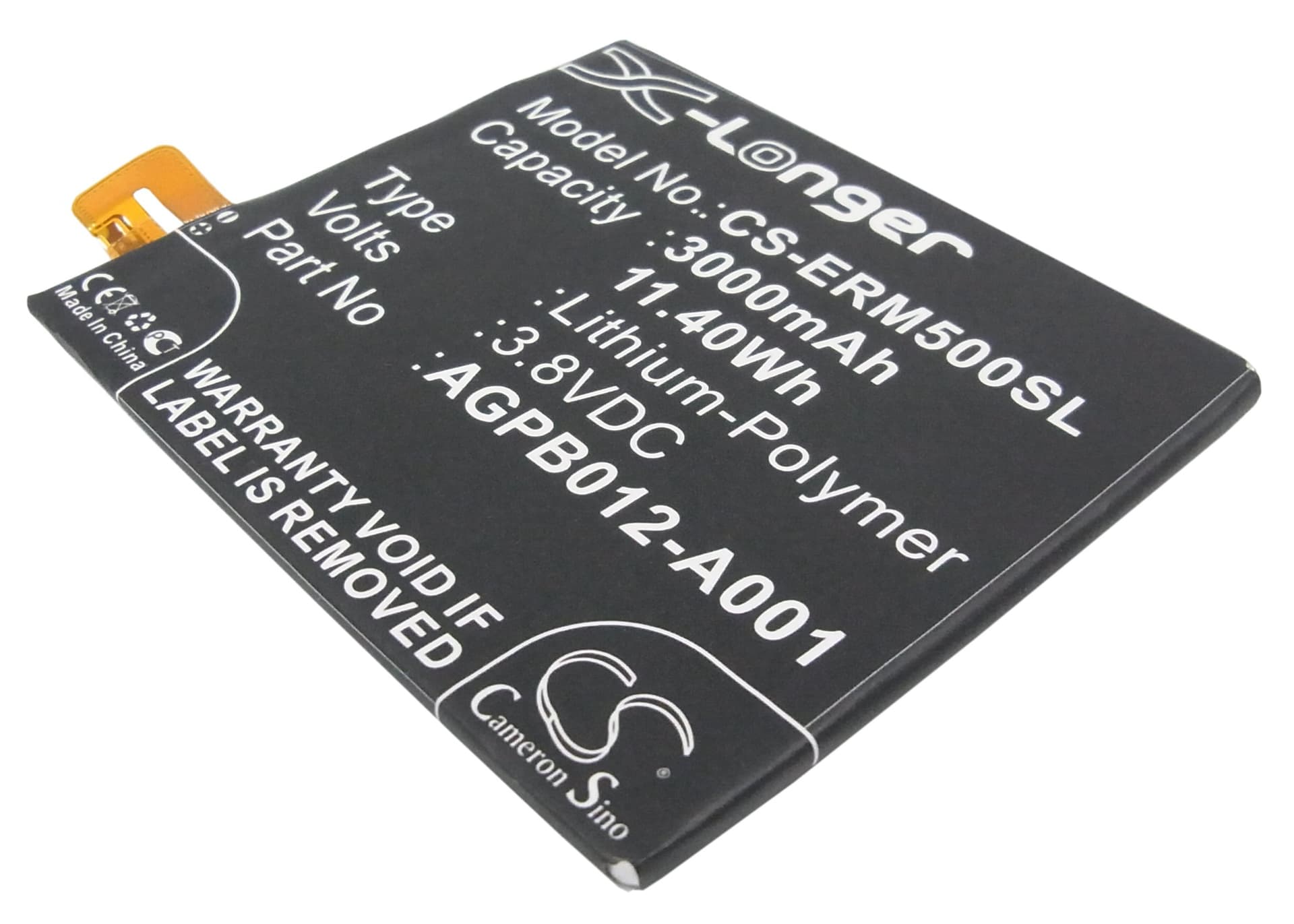 Replacement Battery for Sony Ericsson Xperia T2 Ultra D5303 LTE - CS-ERM500SL-1.jpg