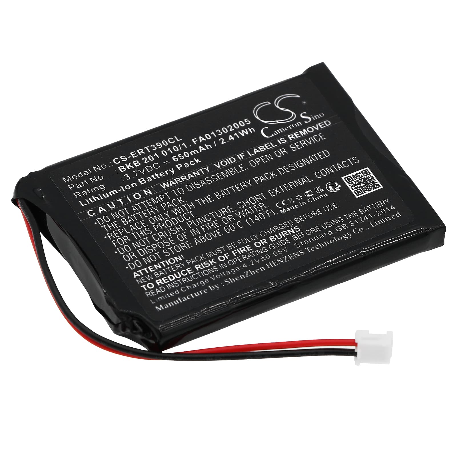 Replacement Battery for Avaya DH6 - CS-ERT390CL-1.jpg
