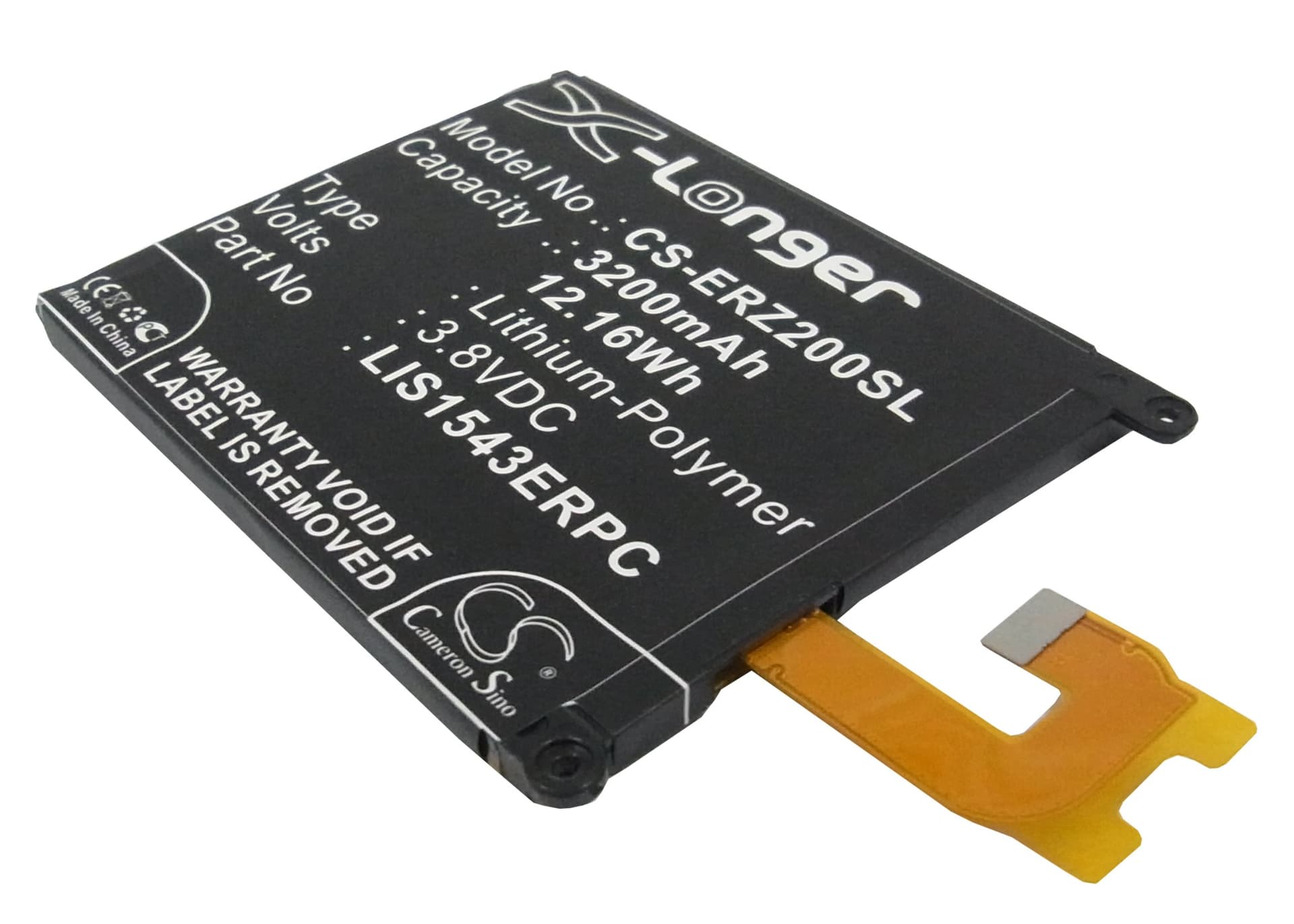 Replacement Battery for Sony Ericsson Xperia Z2 - CS-ERZ200SL-1.jpg