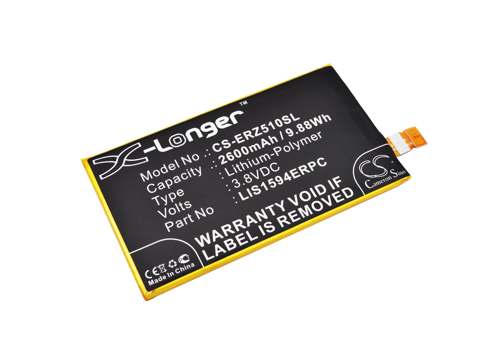 Replacement Battery for Sony Ericsson Xperia Z5 Compact - CS-ERZ510SL-1.jpg