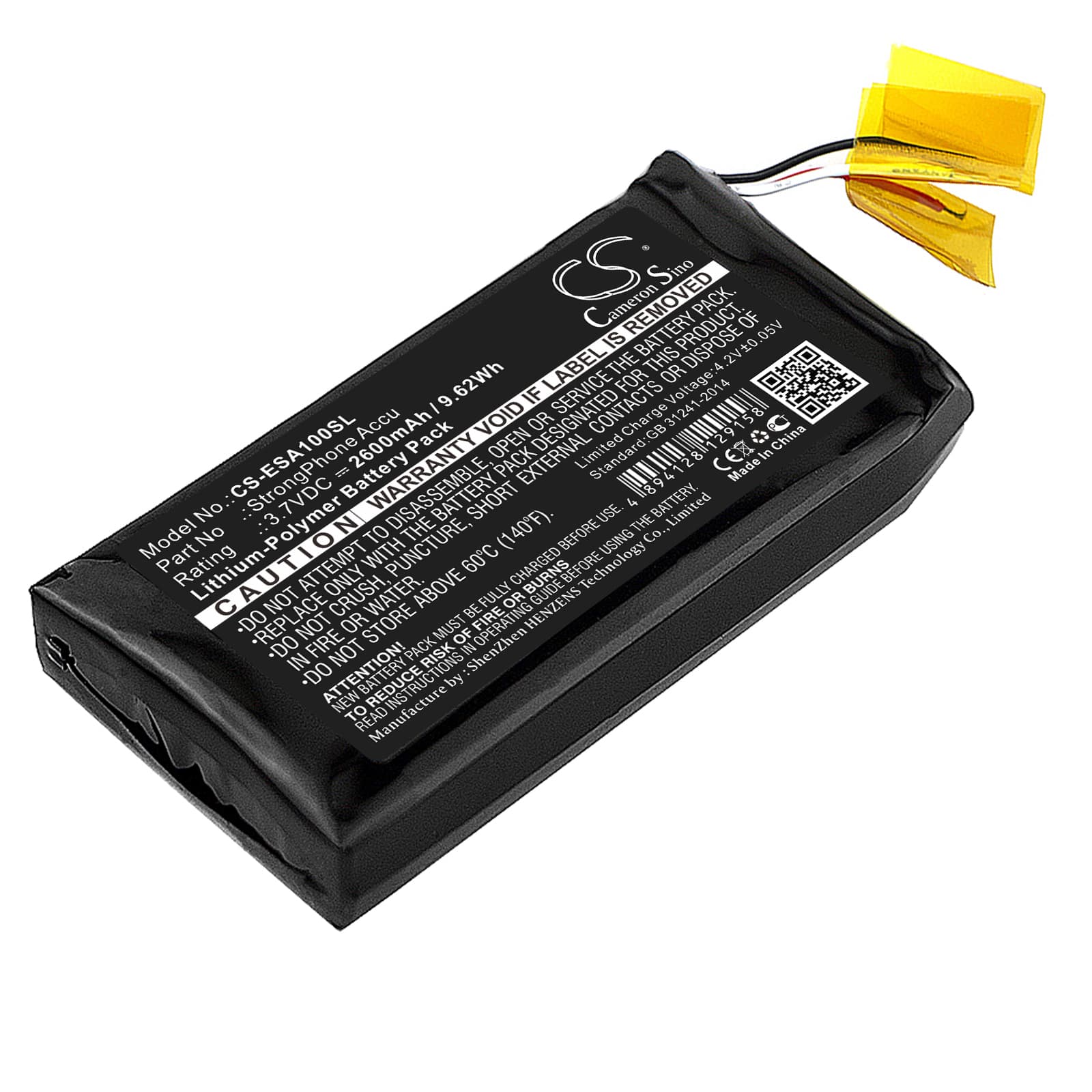 Replacement Battery for Evolveo StrongPhone Accu - CS-ESA100SL-1.jpg
