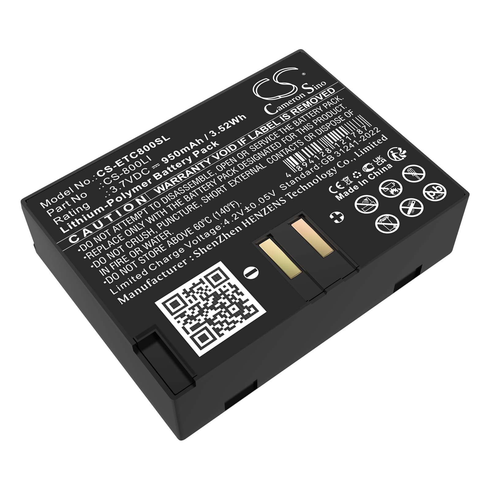 Replacement Battery for Eartec ComStar Wireless Headsets - CS-ETC800SL-1.jpg