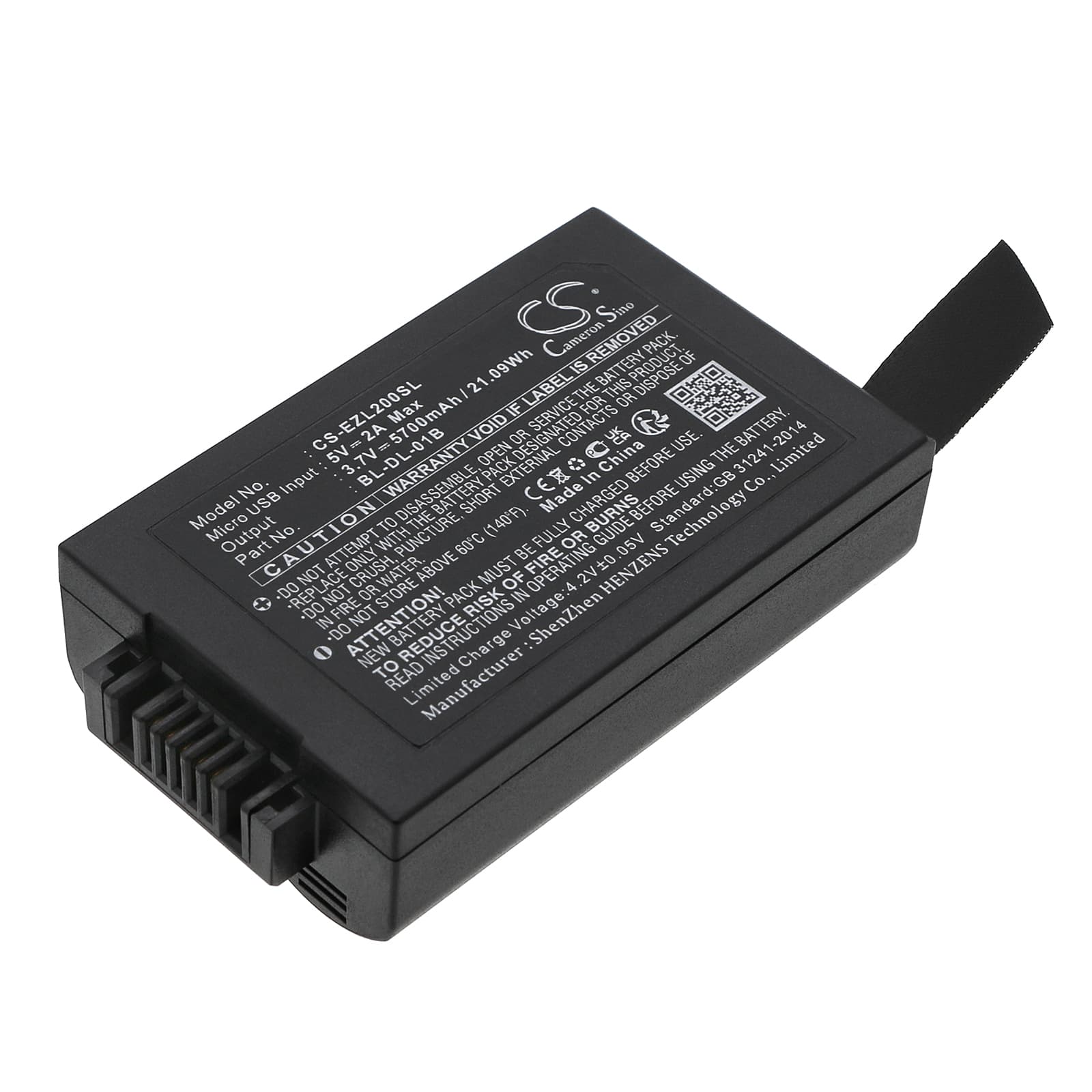 Replacement Battery for Ezviz DL20VS